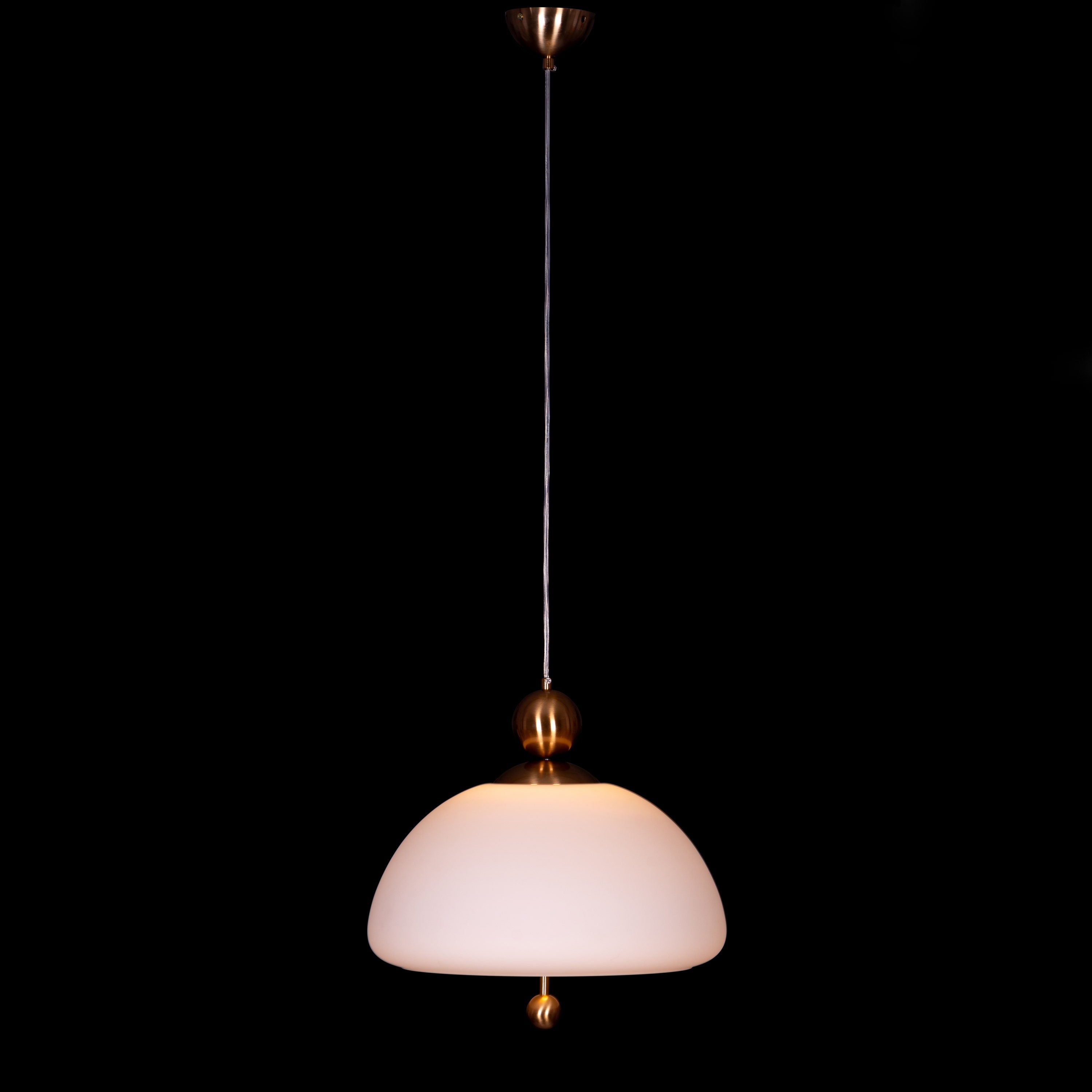 Lots To Hide (Gold) Built-In LED Frosted Glass Pendant Light