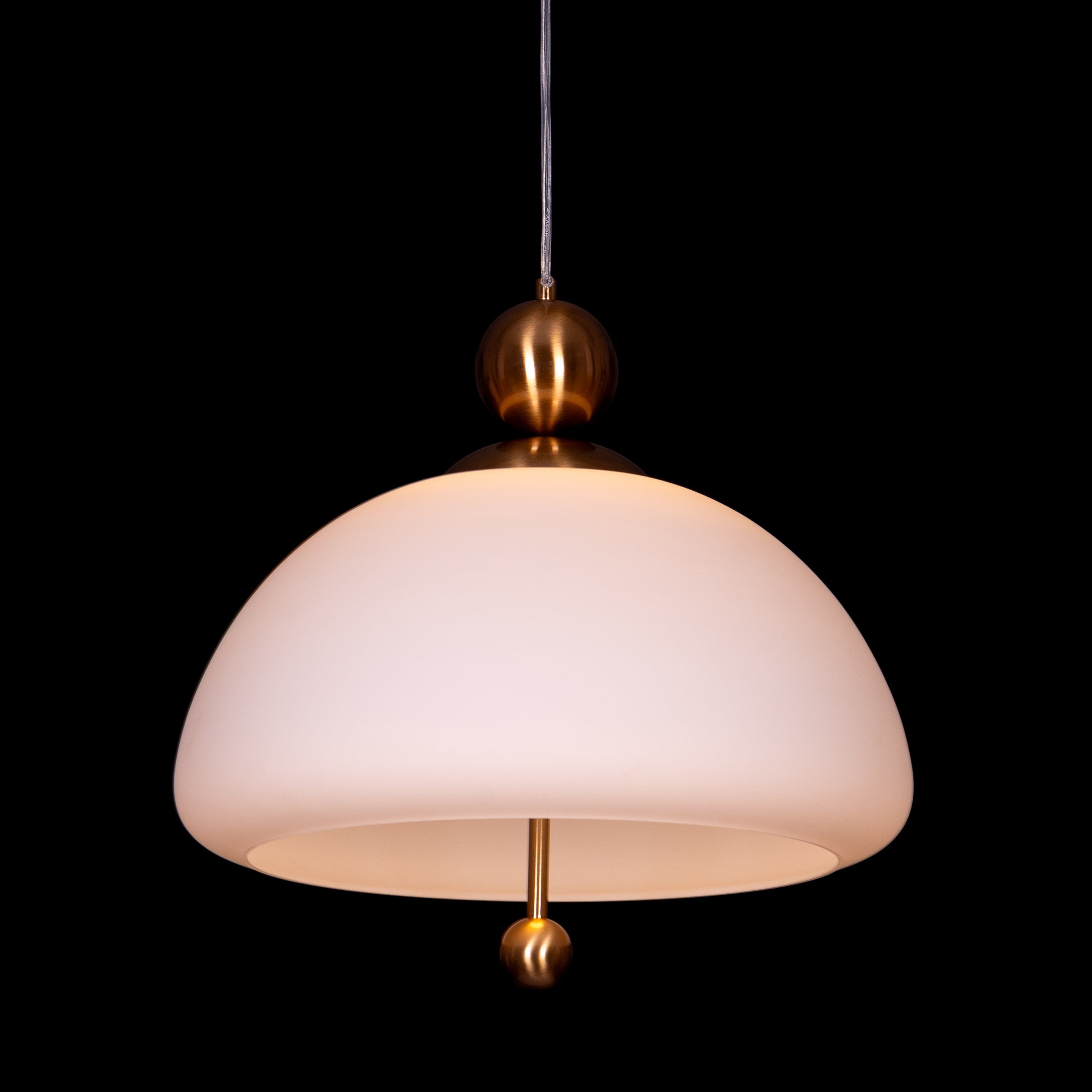 Lots To Hide (Gold) Built-In LED Frosted Glass Pendant Light