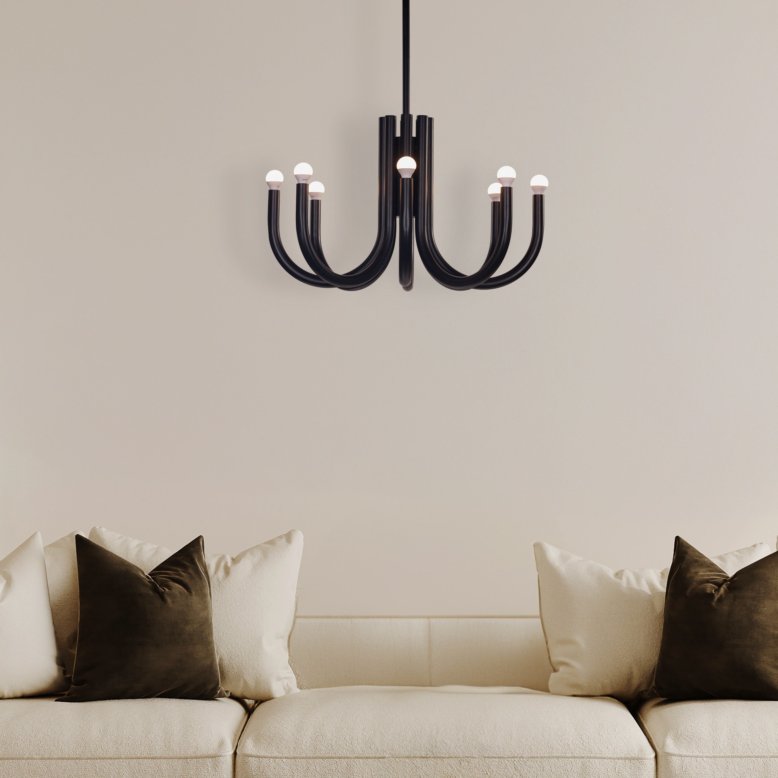 Glisten Up (Black) Chandelier