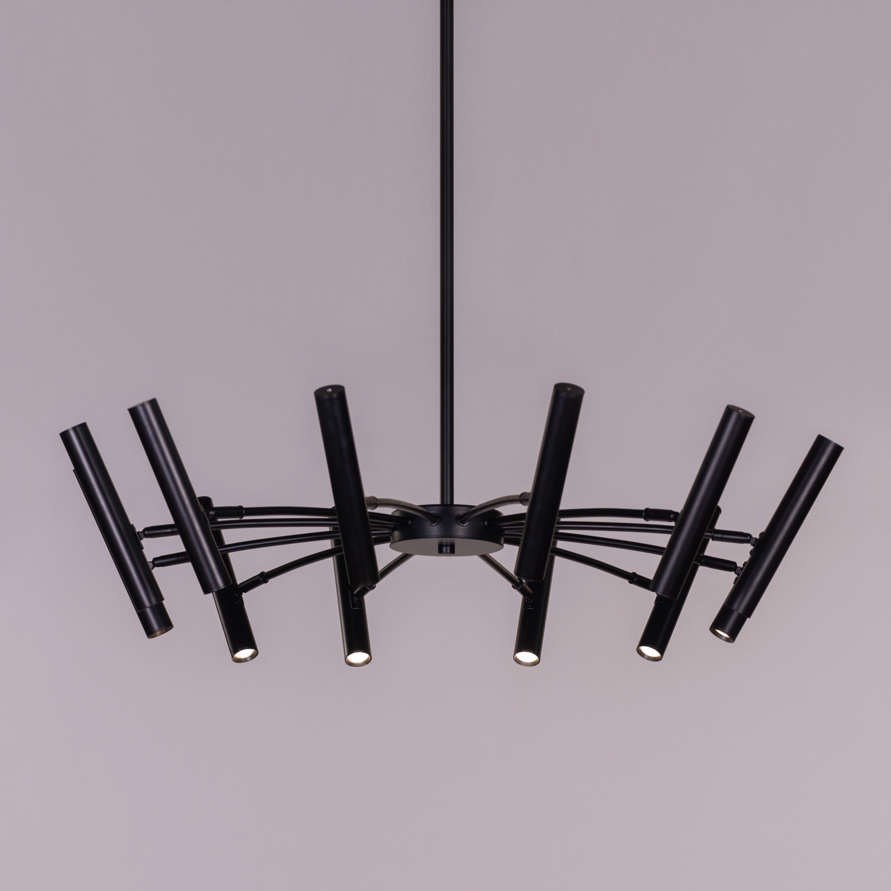 Set The Scene (Black, 3 Color Built-In LED) Chandelier