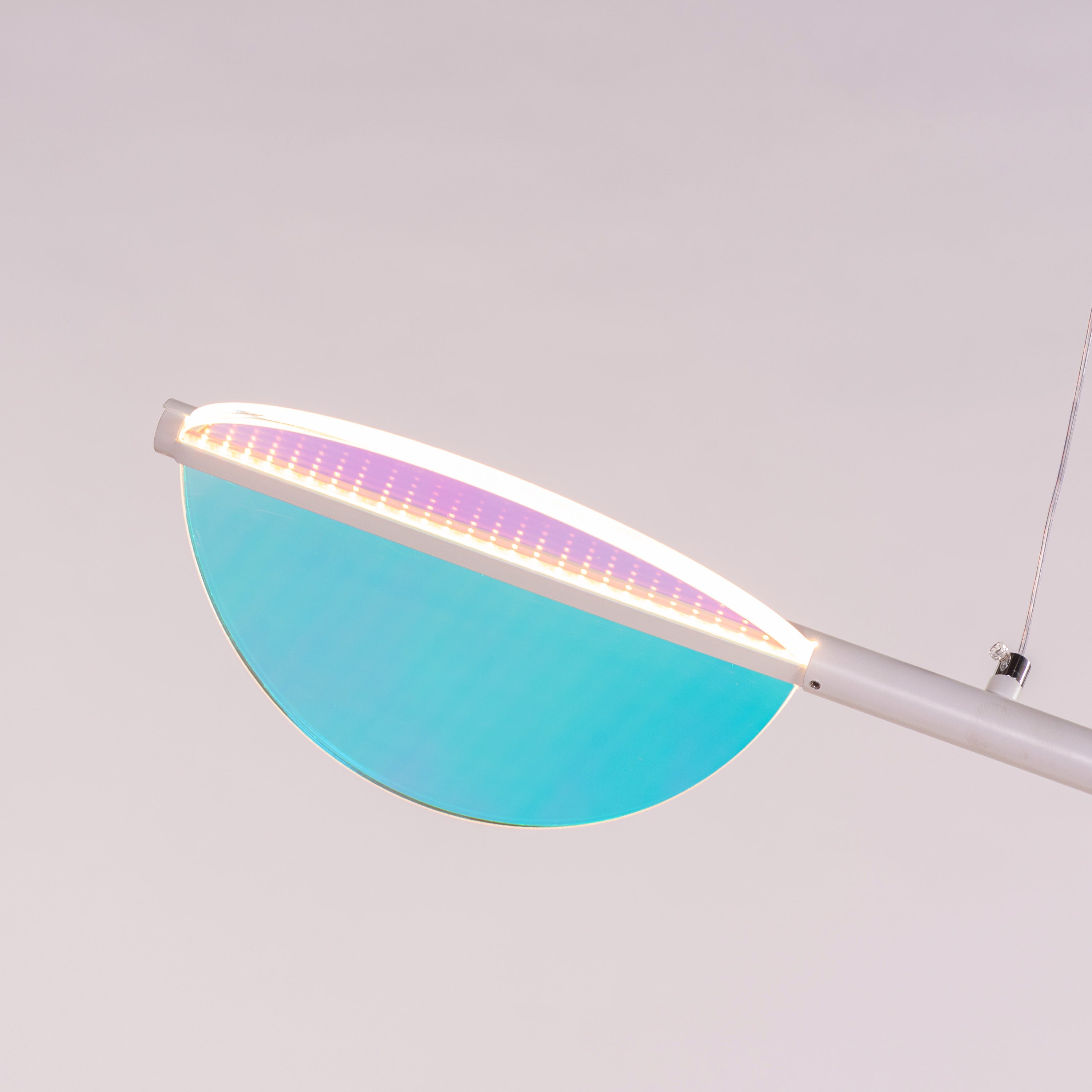 Out Of Reach (White, Dimmable LED with Remote Control) Chandelier