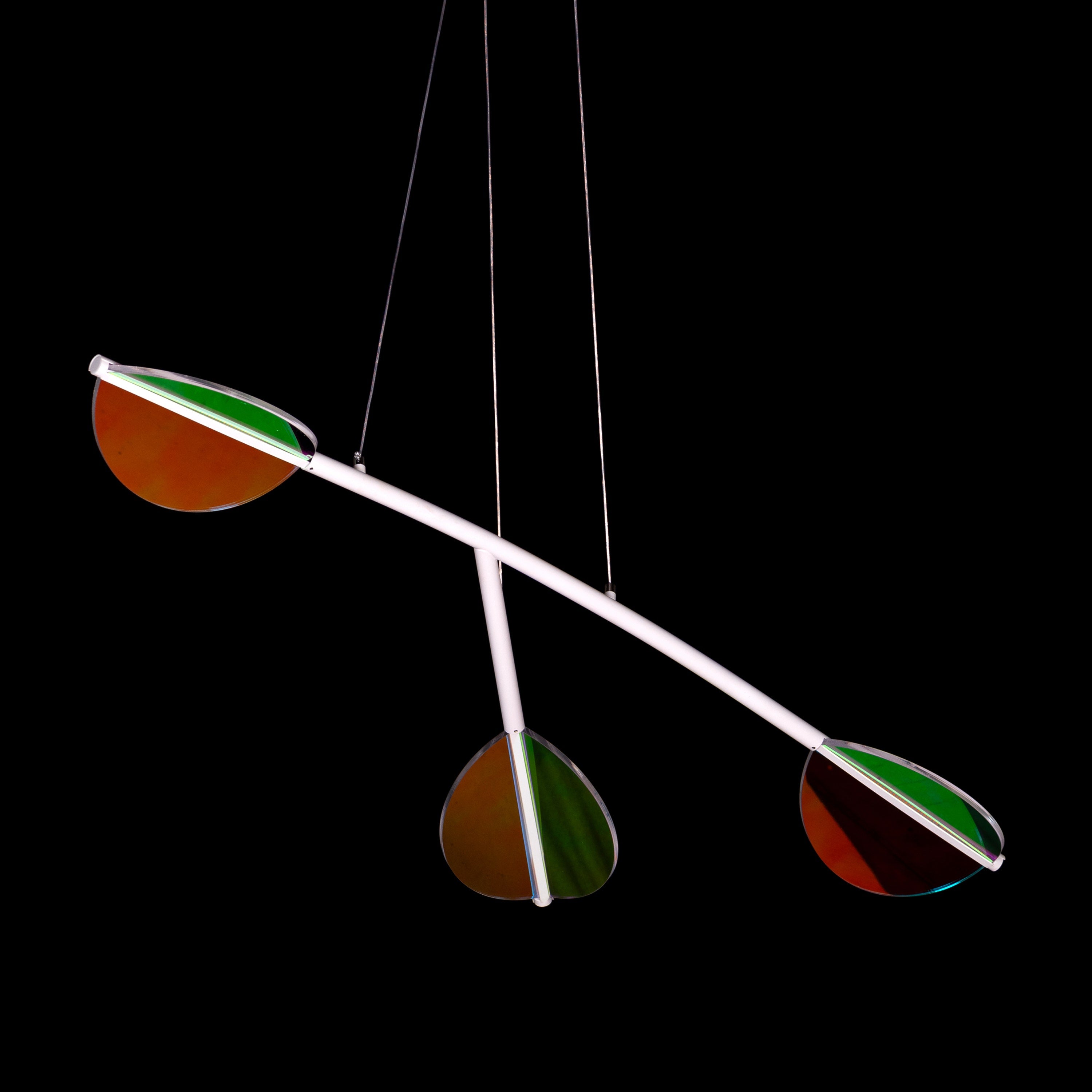 Out Of Reach (White, Dimmable LED with Remote Control) Chandelier