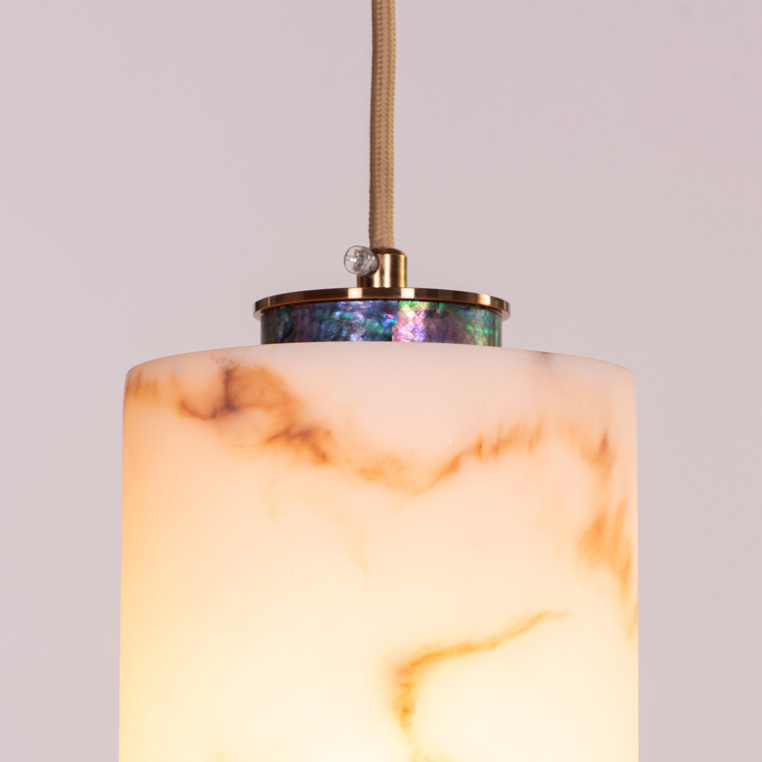 Ever Ours (Gold, White) Imitation Stones Pendant Light