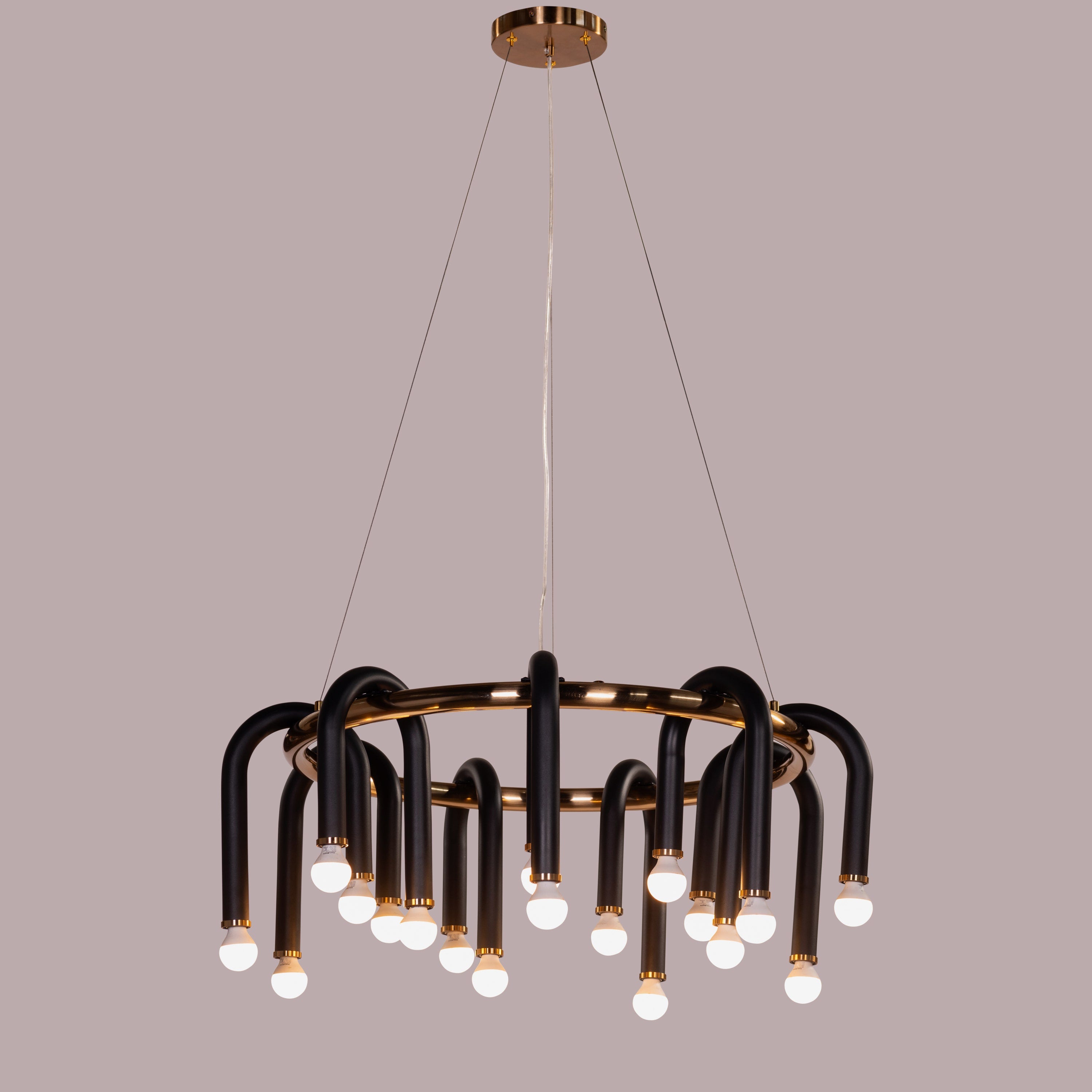 Dance With The Duke (Black, Gold) Chandelier