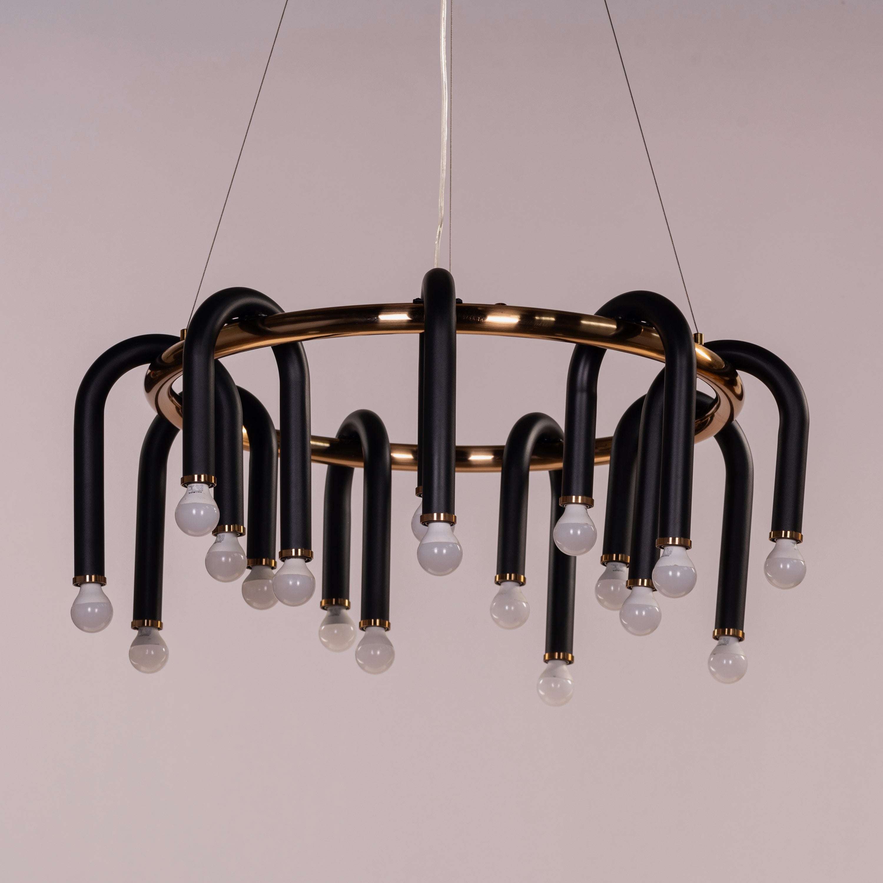 Dance With The Duke (Black, Gold) Chandelier