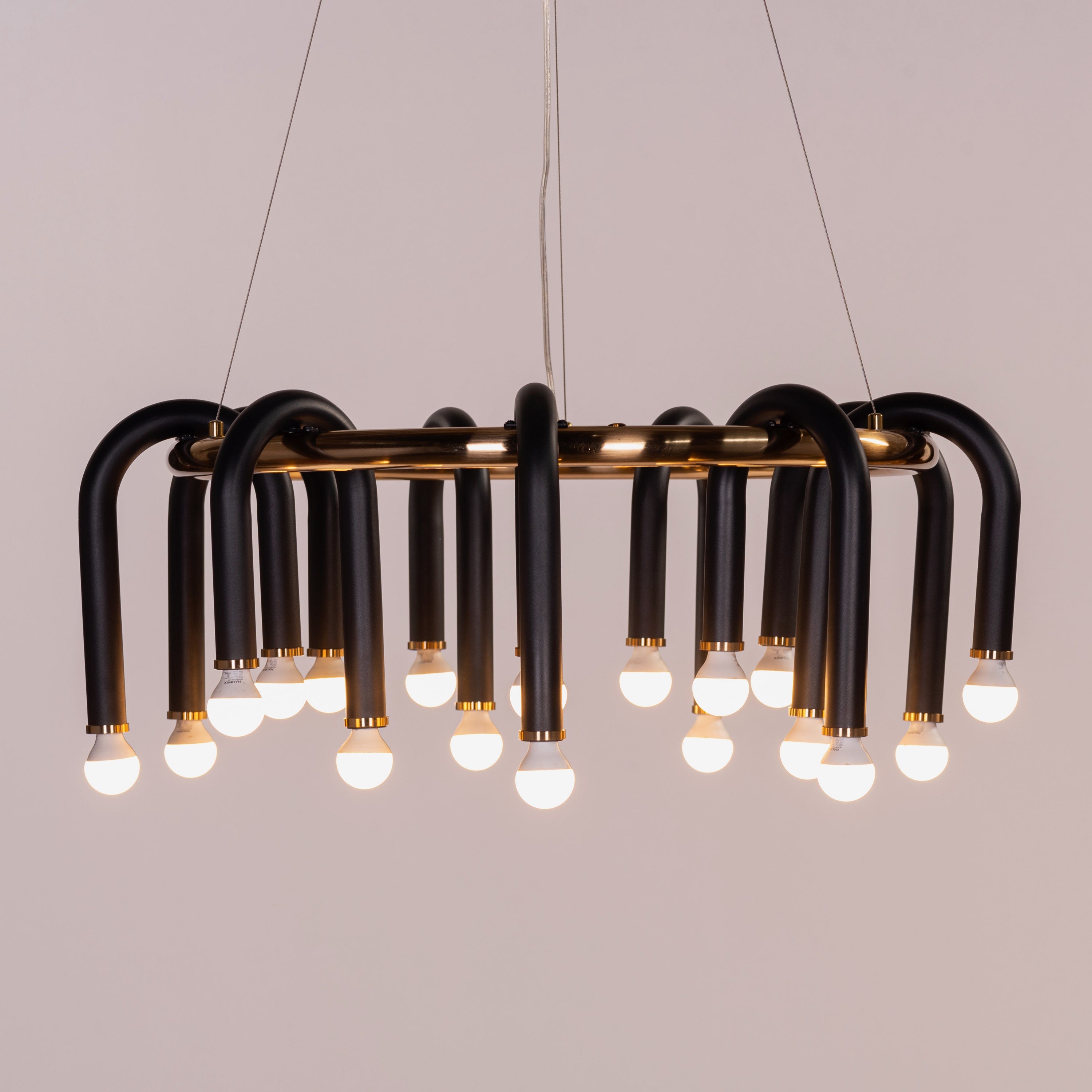 Dance With The Duke (Black, Gold) Chandelier