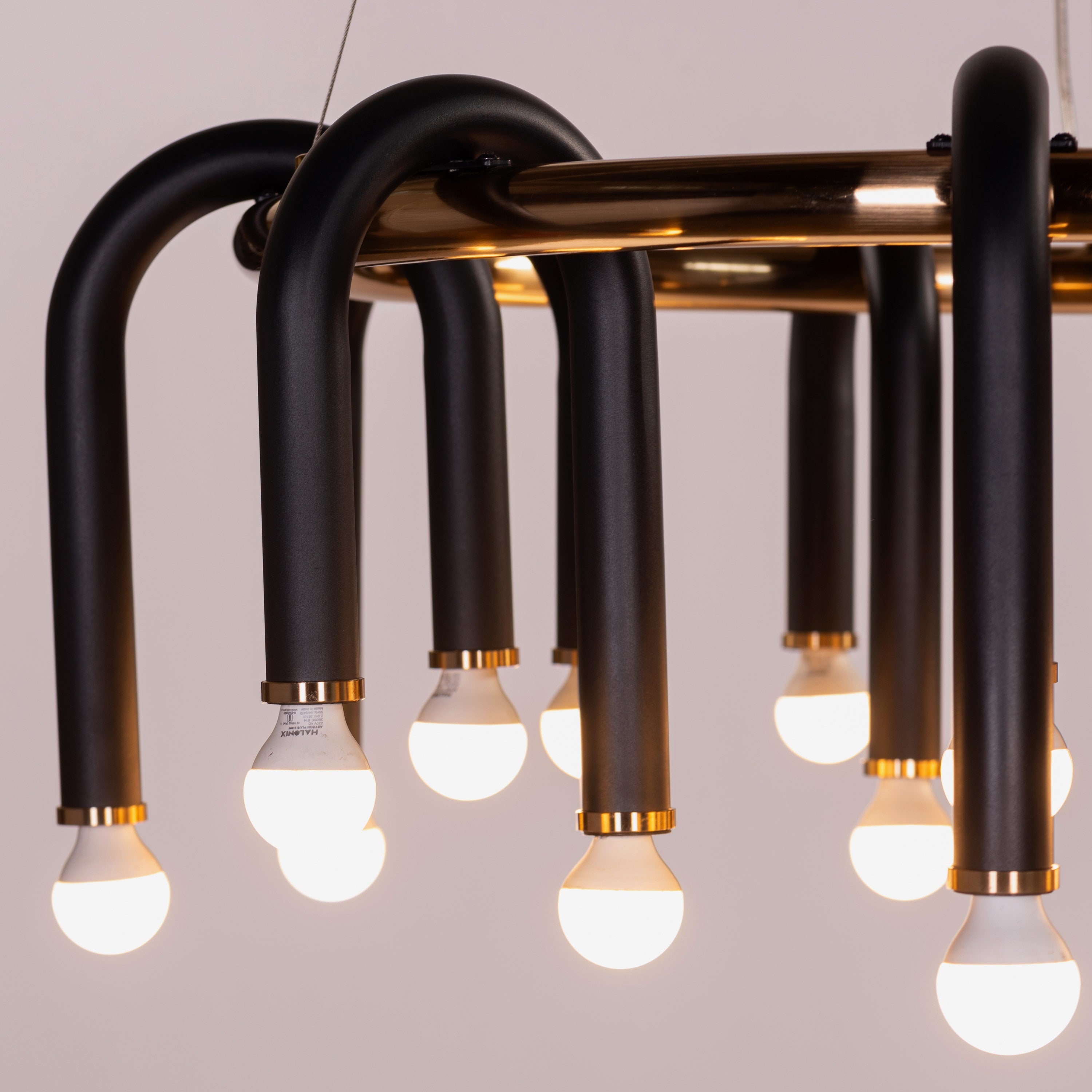 Dance With The Duke (Black, Gold) Chandelier