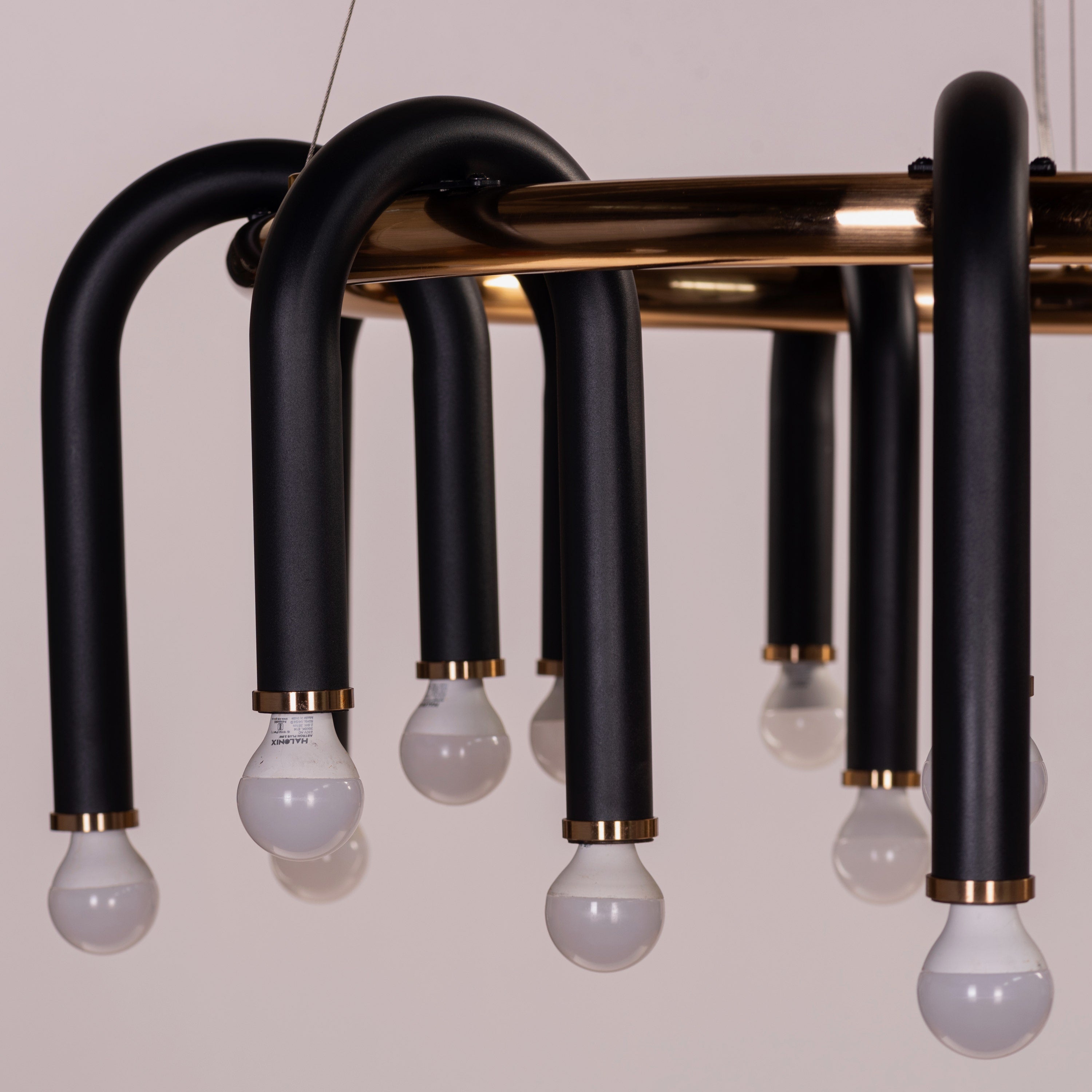 Dance With The Duke (Black, Gold) Chandelier