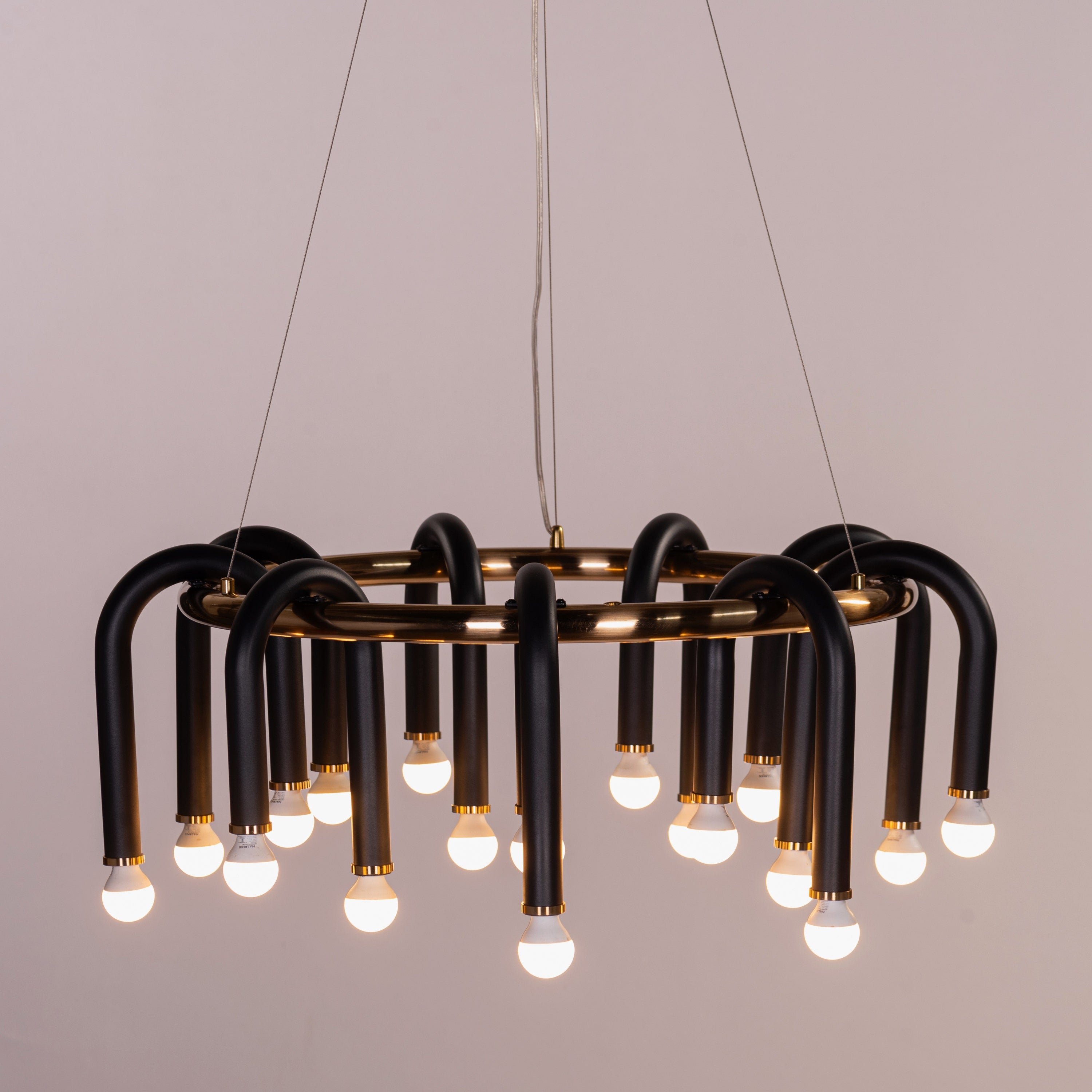 Dance With The Duke (Black, Gold) Chandelier