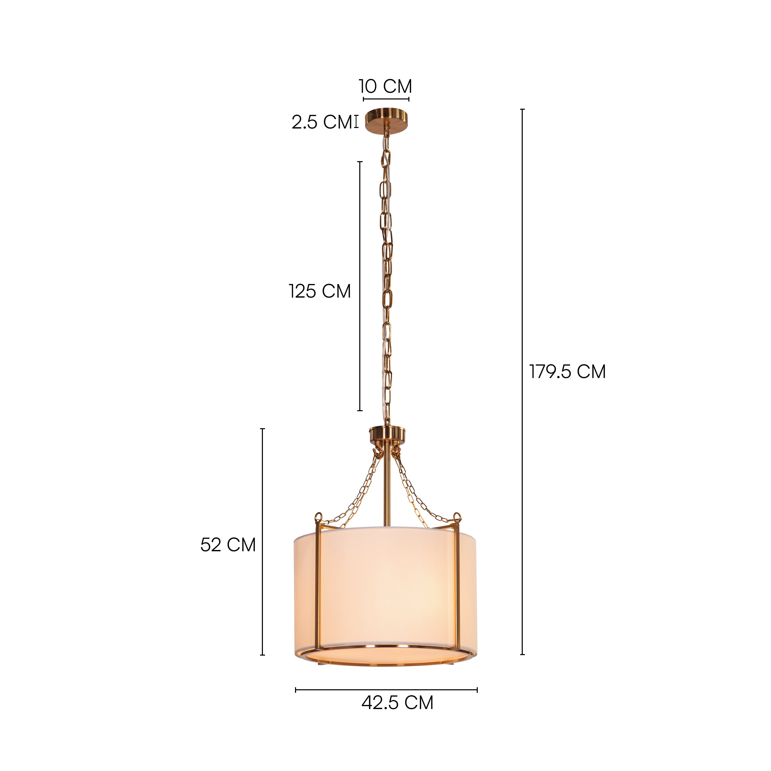 Make Some Noise (Gold) Pendant Light