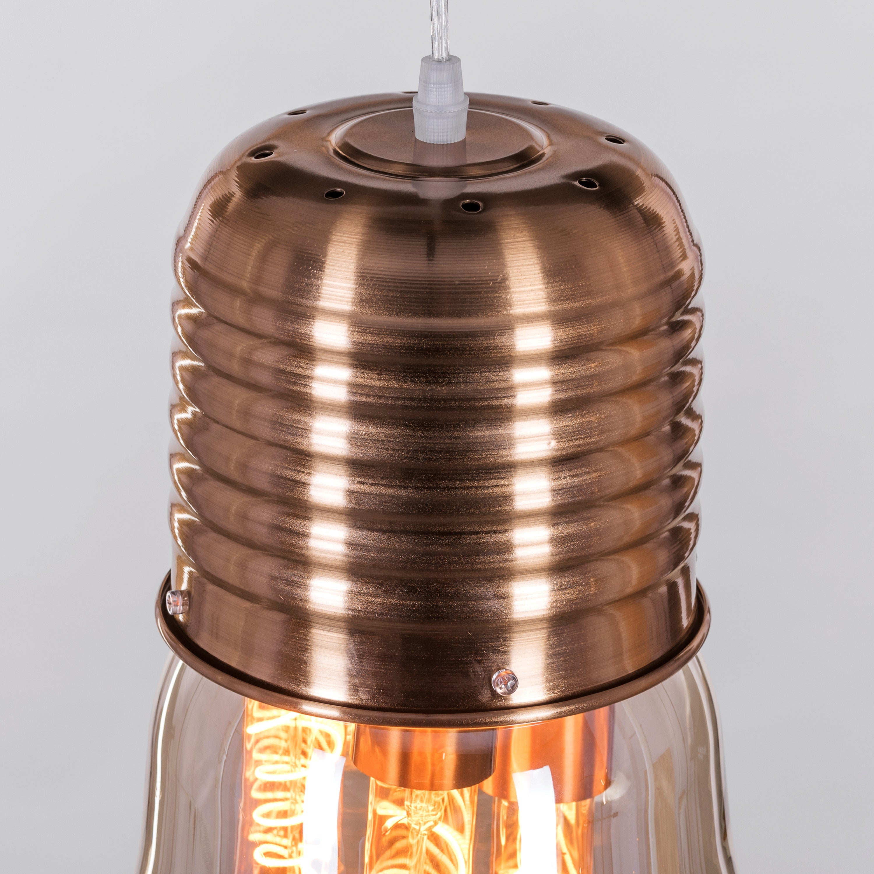 Elfin Magic (Amber) Glass Pendant Light