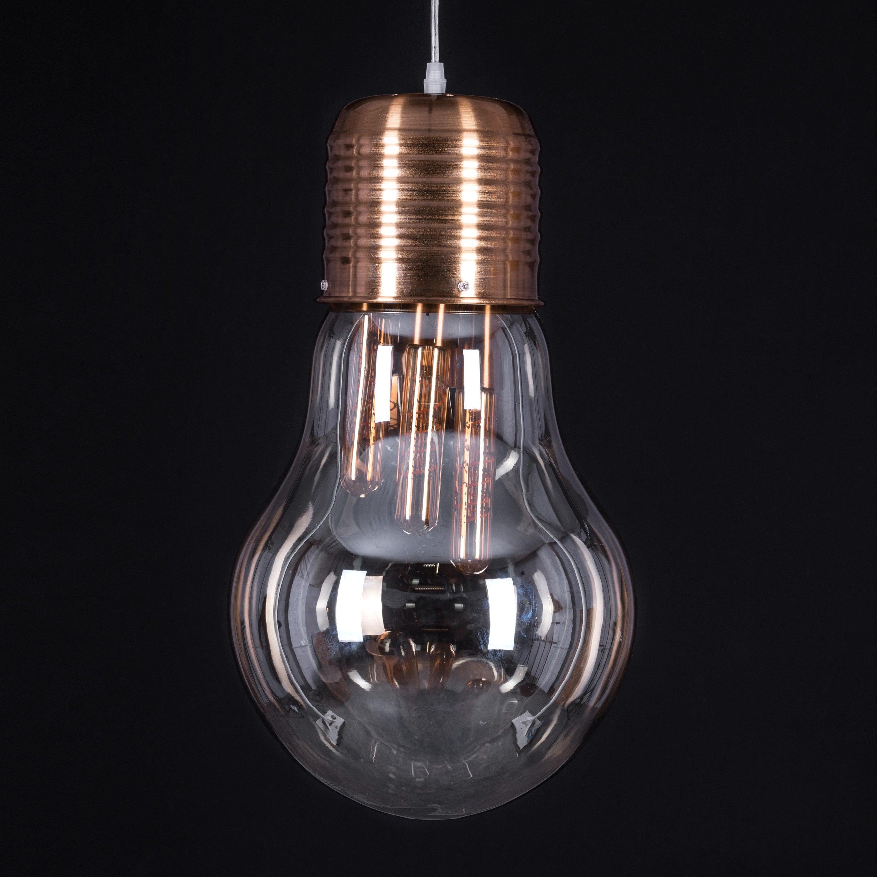 Elfin Magic (Amber) Glass Pendant Light