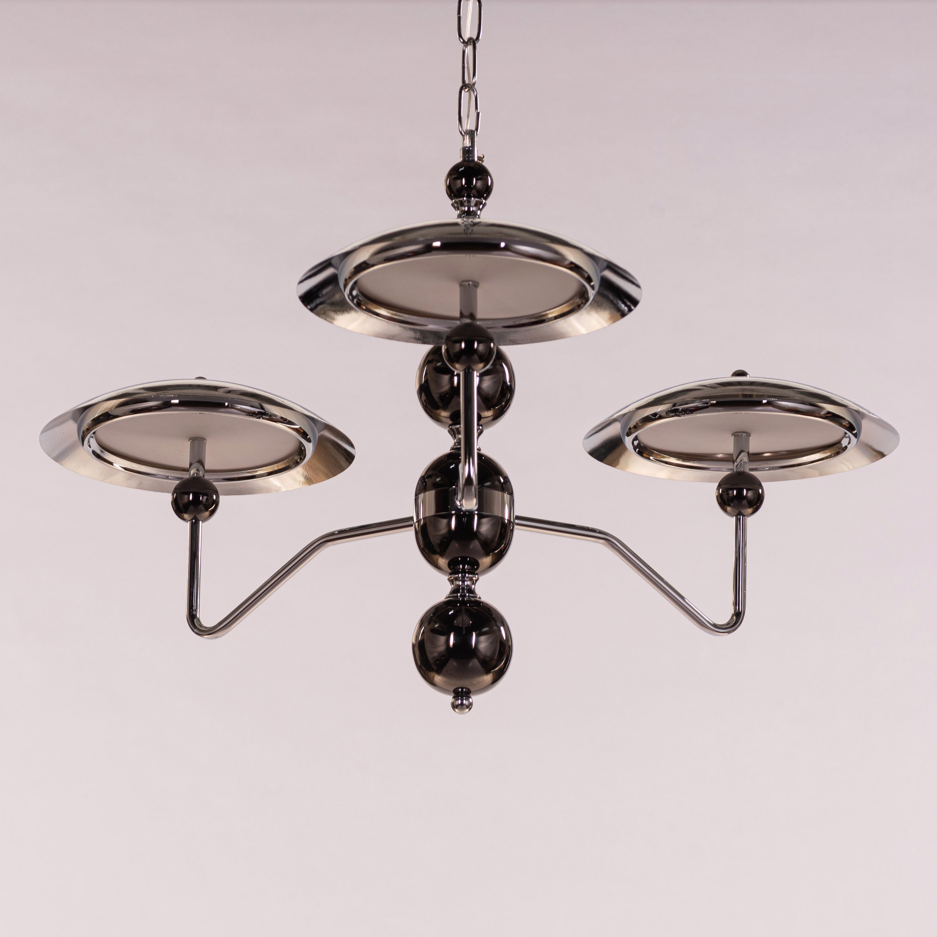Anything Is Possible (Medium, Pearl Black/Chrome) Chandelier
