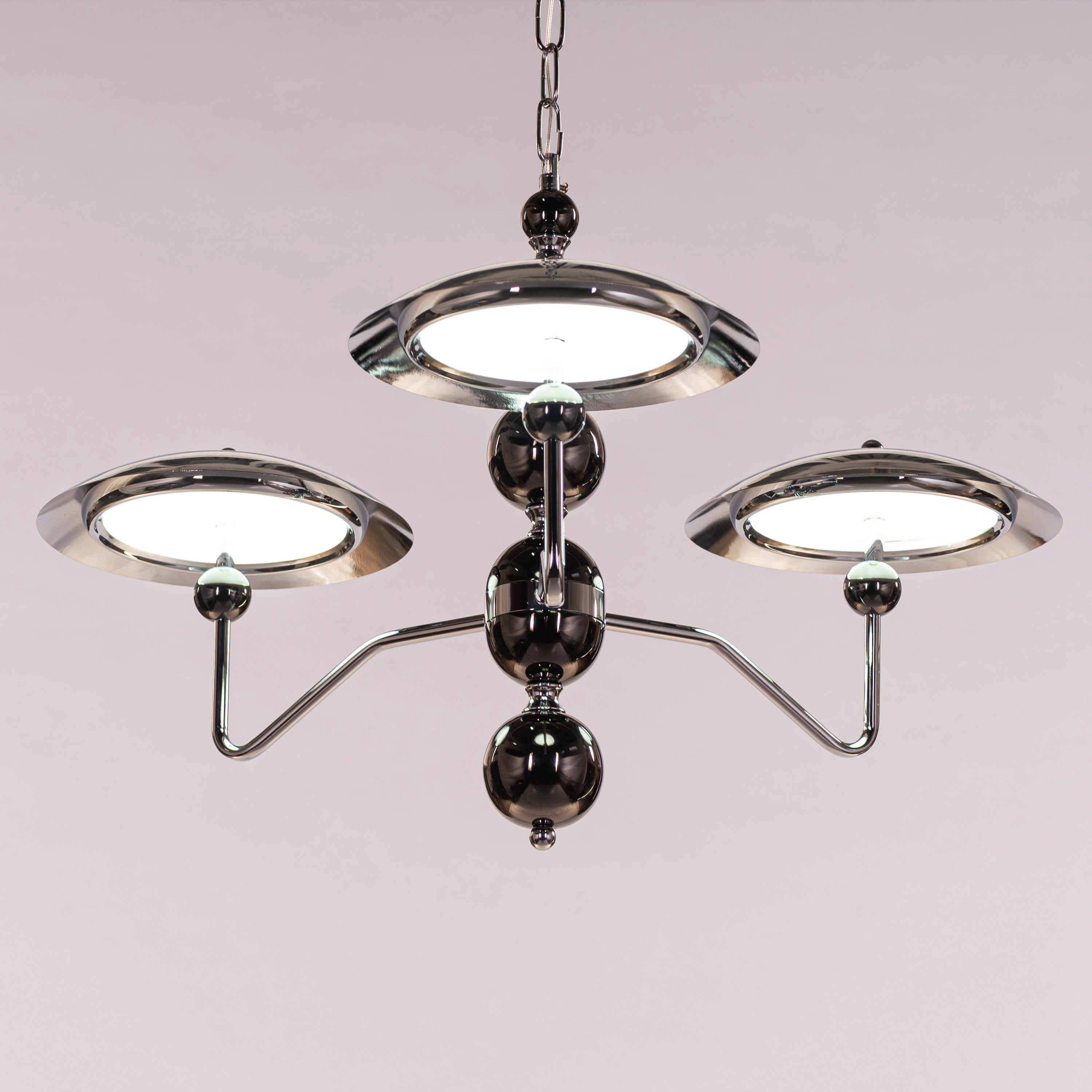 Anything Is Possible (Medium, Pearl Black/Chrome) Chandelier