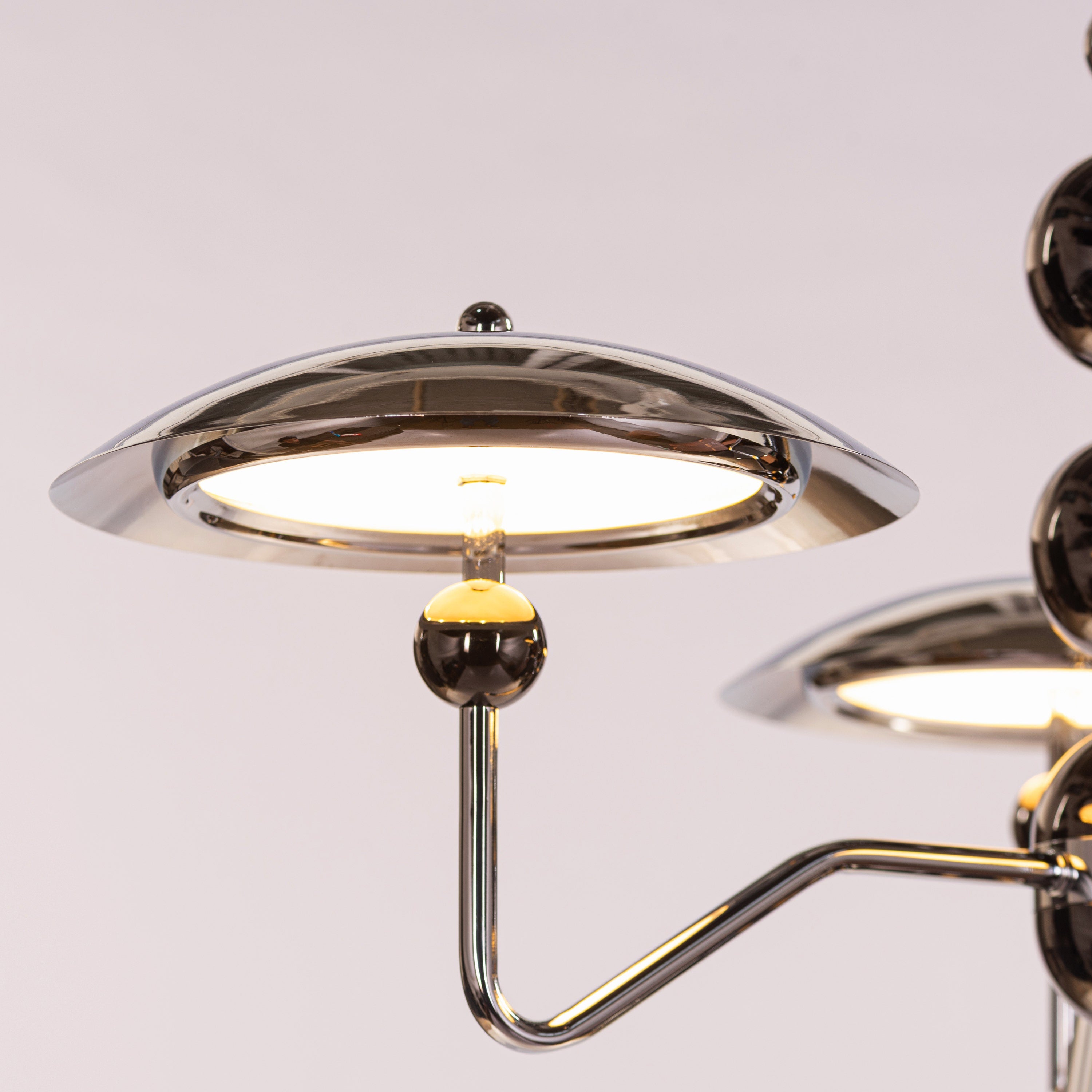 Anything Is Possible (Medium, Pearl Black/Chrome) Chandelier