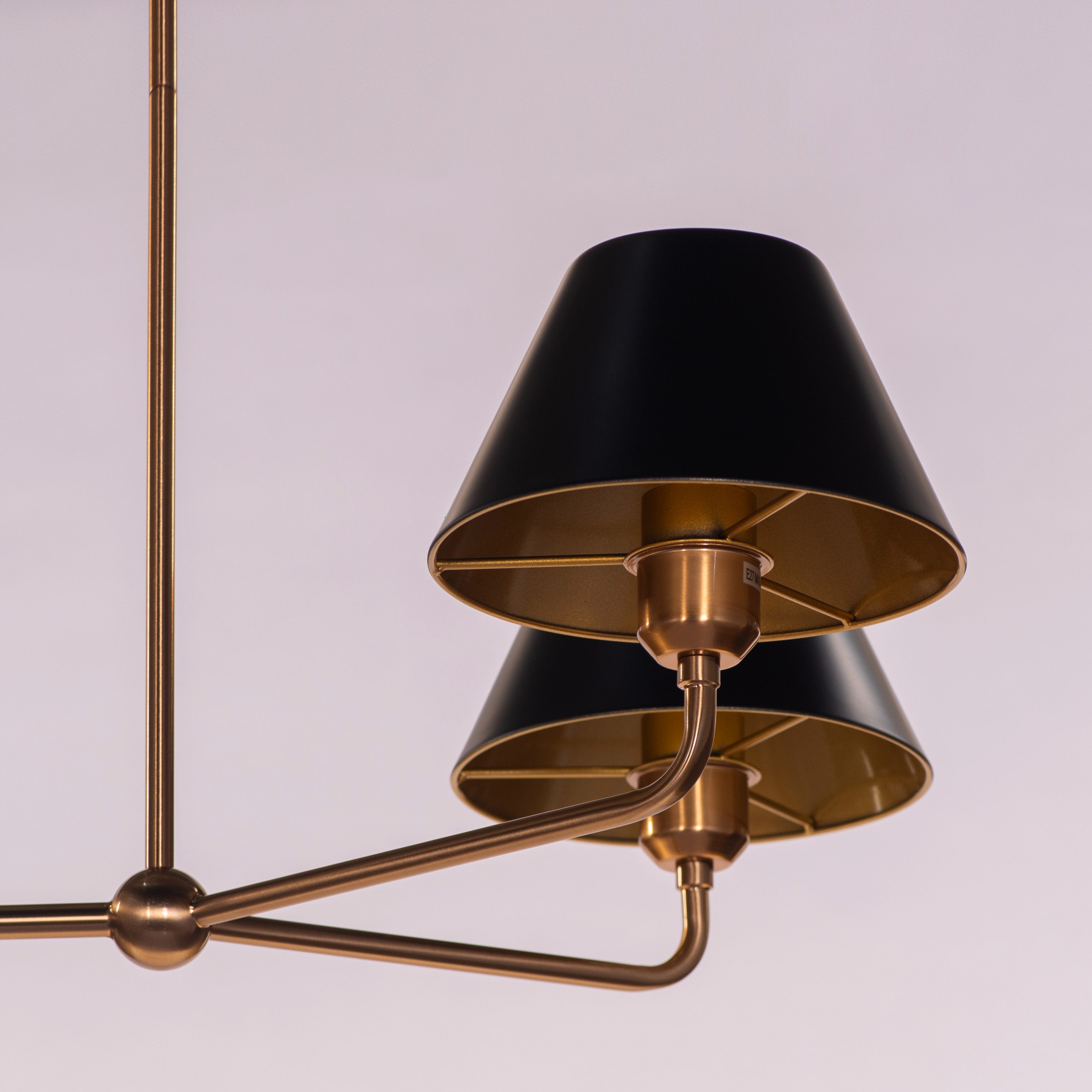 King Is Gone (Gold, Black) Chandelier