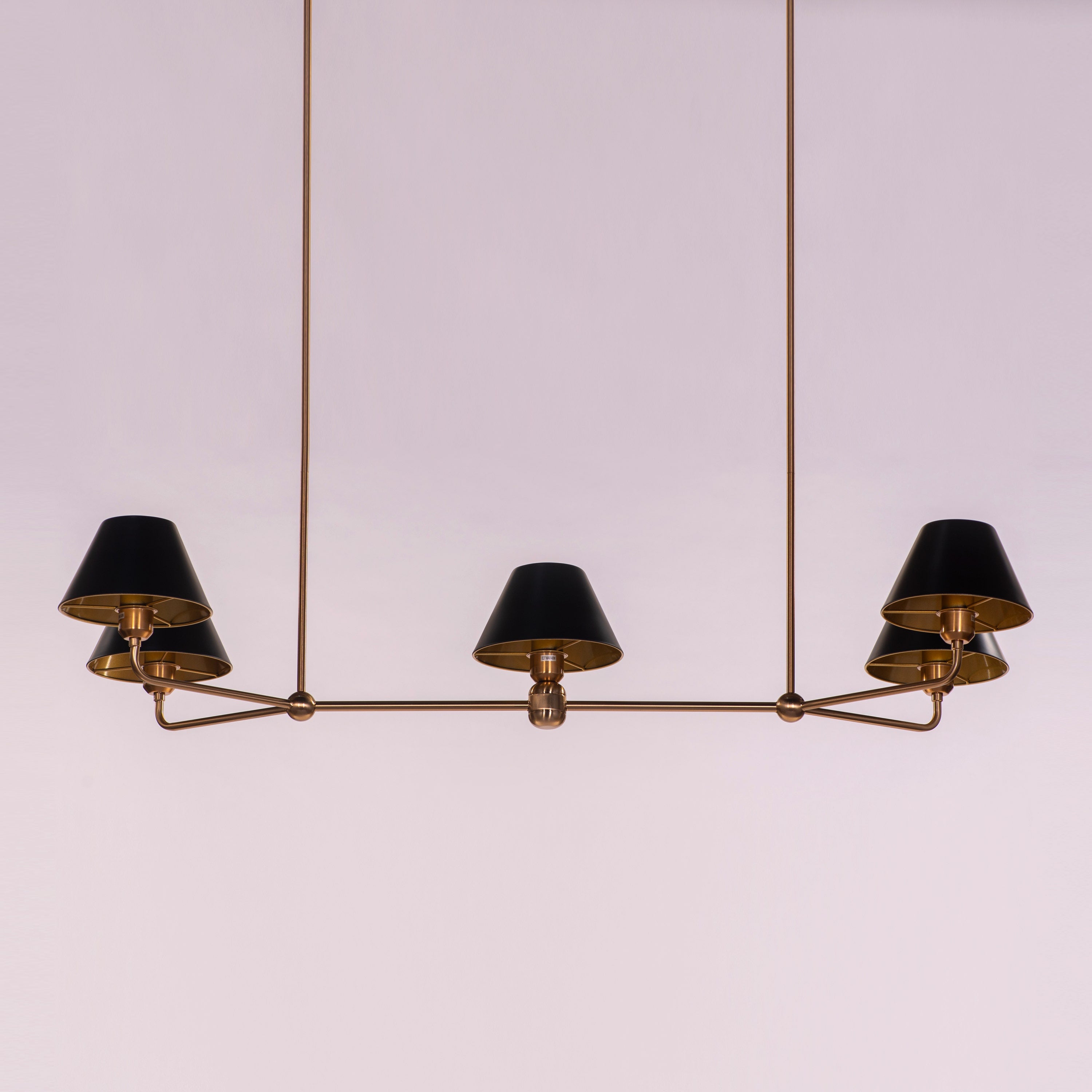 King Is Gone (Gold, Black) Chandelier