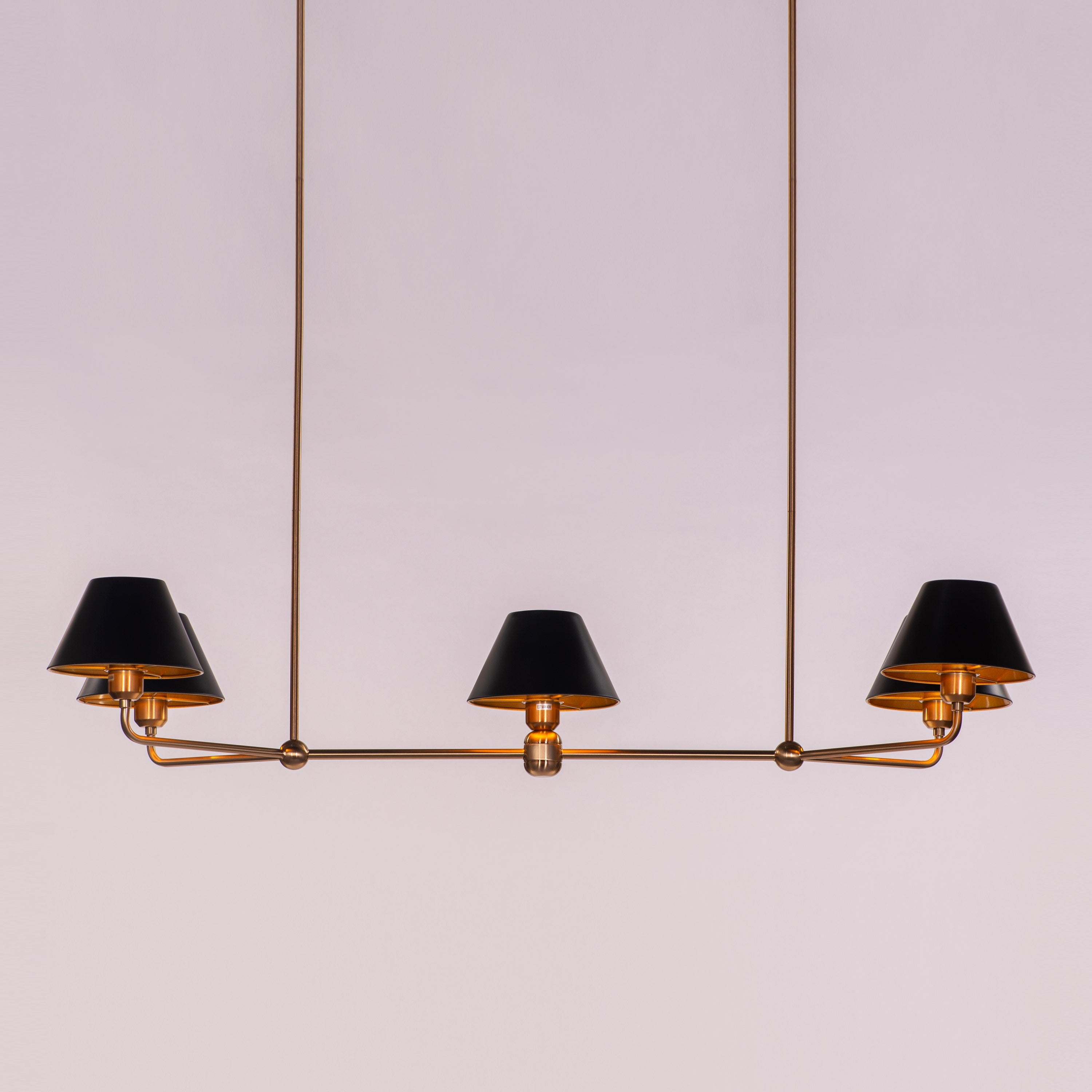 King Is Gone (Gold, Black) Chandelier