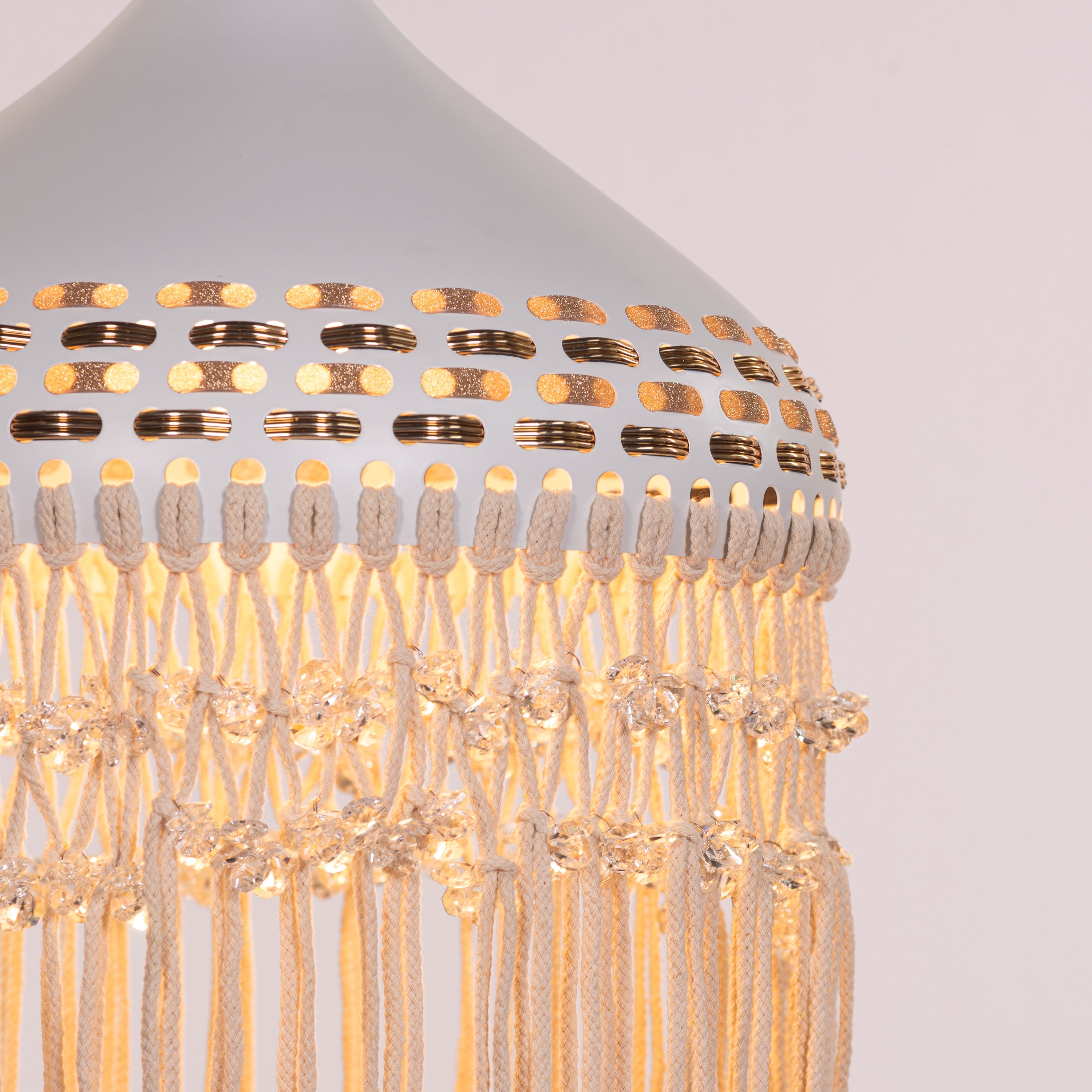 Born In Bali Ivory Pendant Light