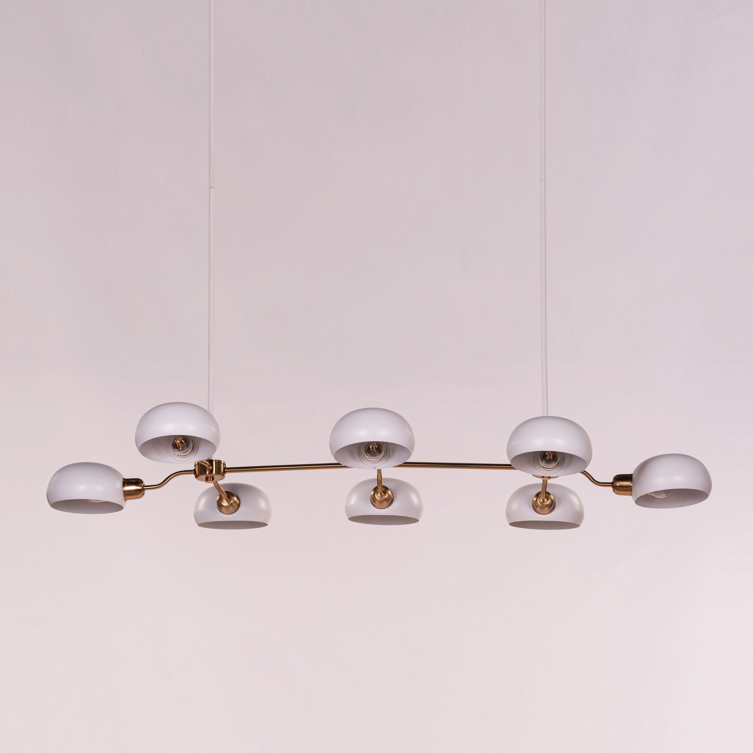 Play The Dots (Gold, White) Chandelier