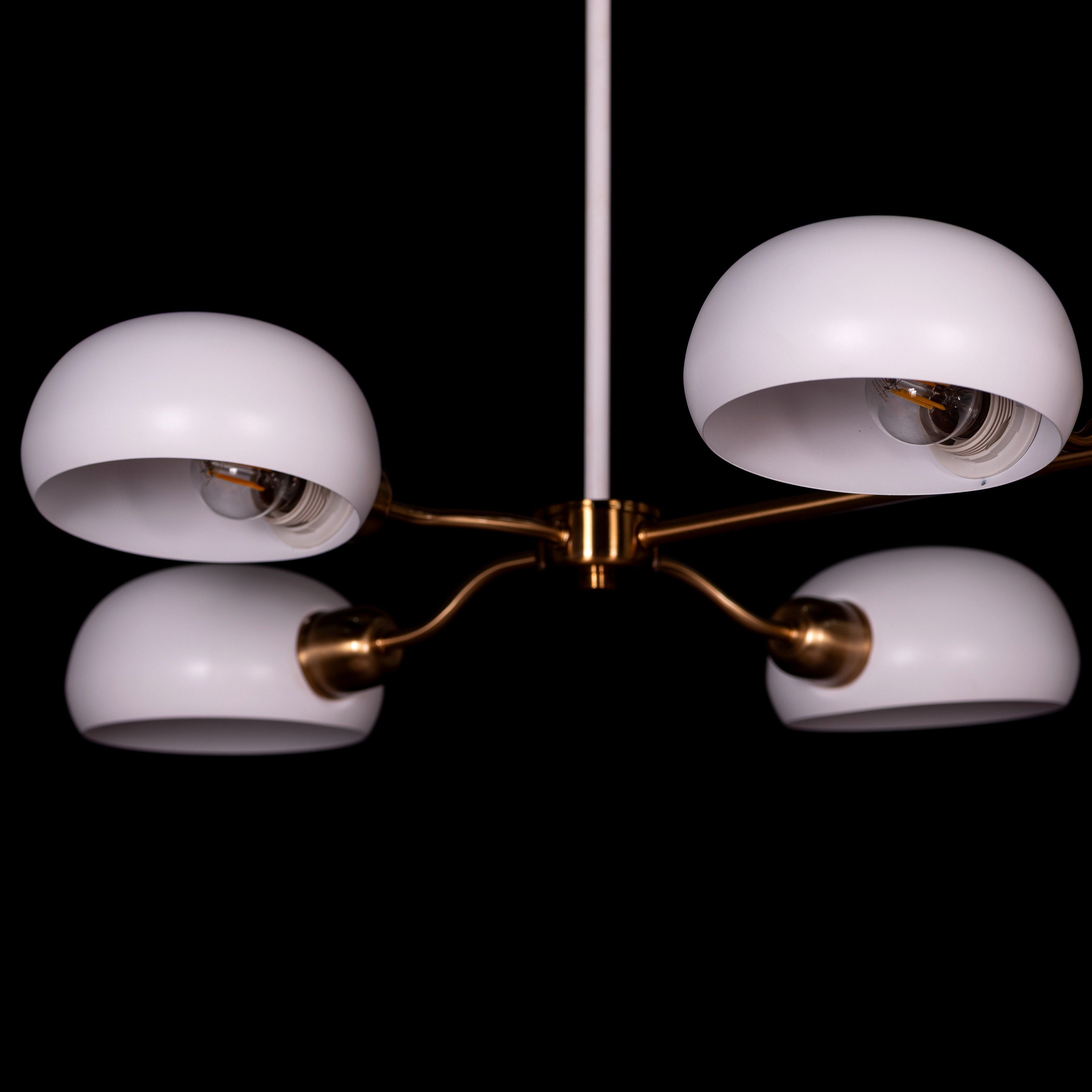 Play The Dots (Gold, White) Chandelier