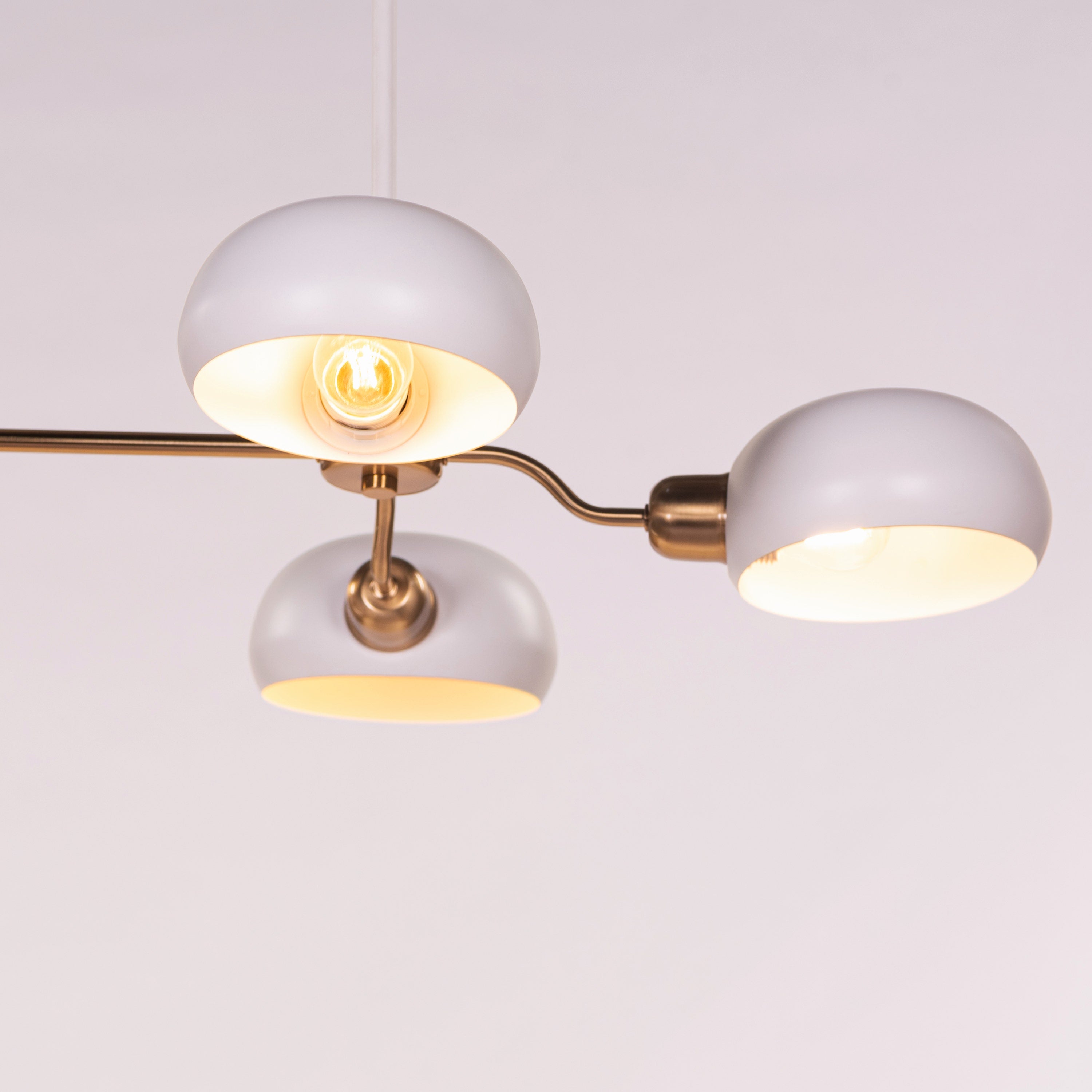 Play The Dots (Gold, White) Chandelier