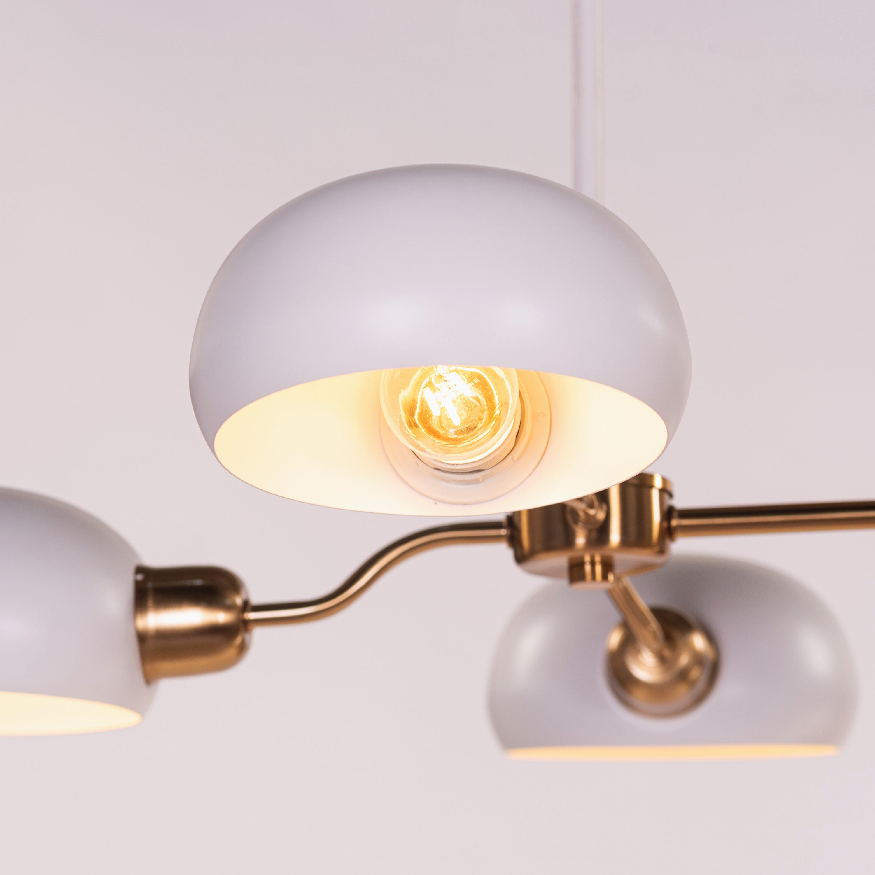 Play The Dots (Gold, White) Chandelier