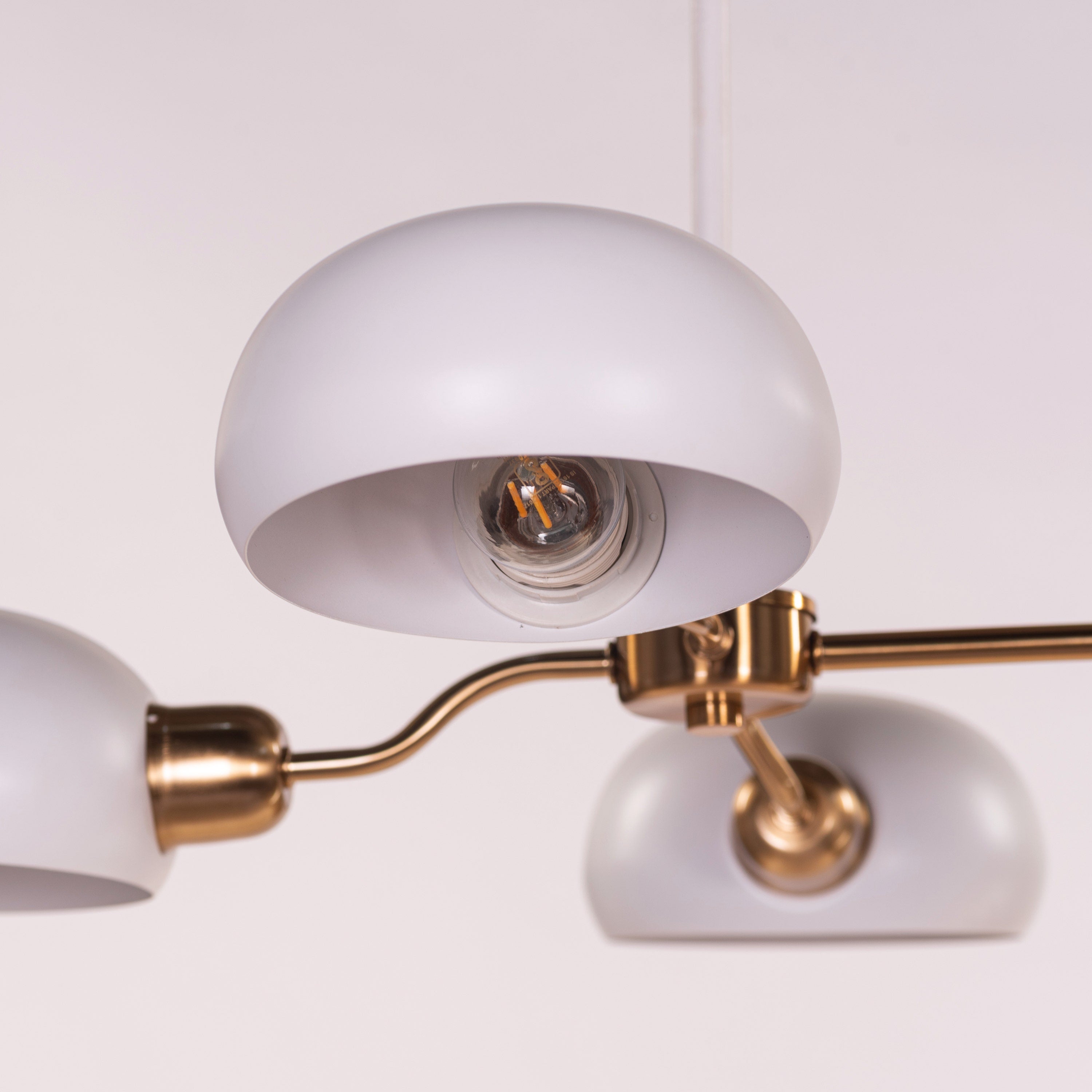 Play The Dots (Gold, White) Chandelier