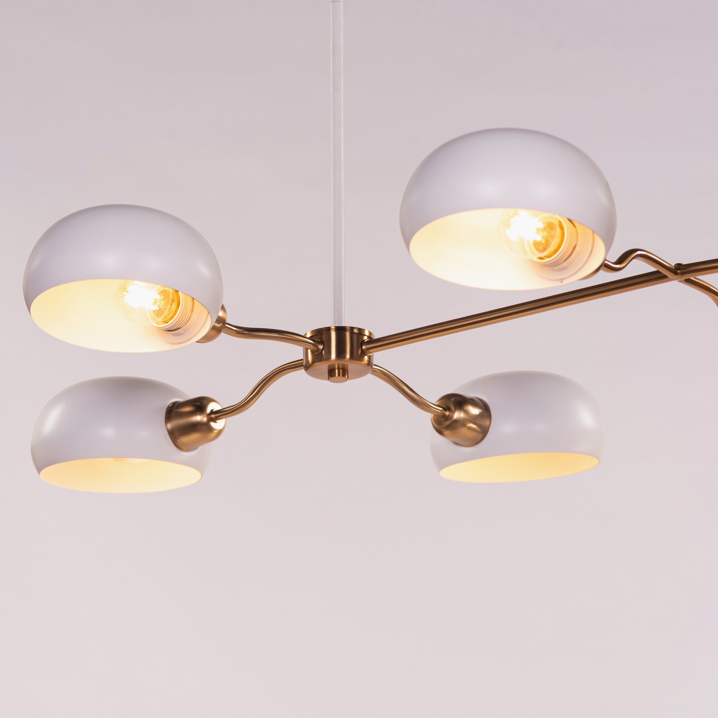 Play The Dots (Gold, White) Chandelier