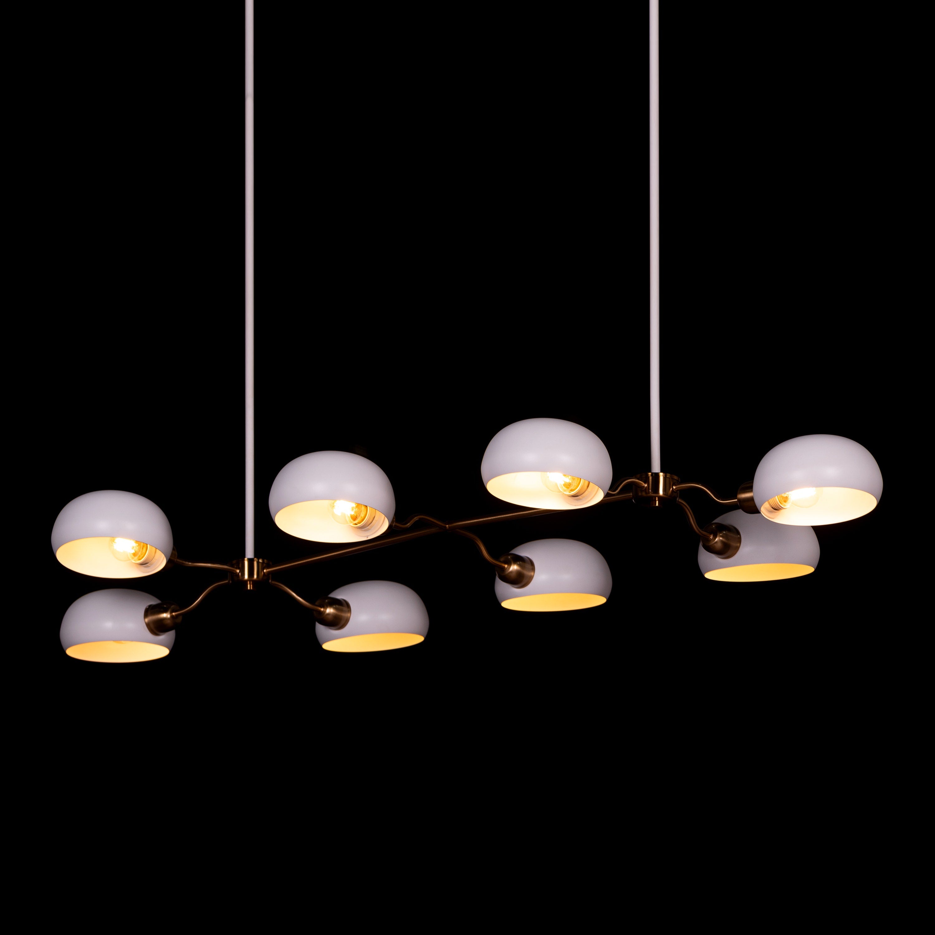 Play The Dots (Gold, White) Chandelier