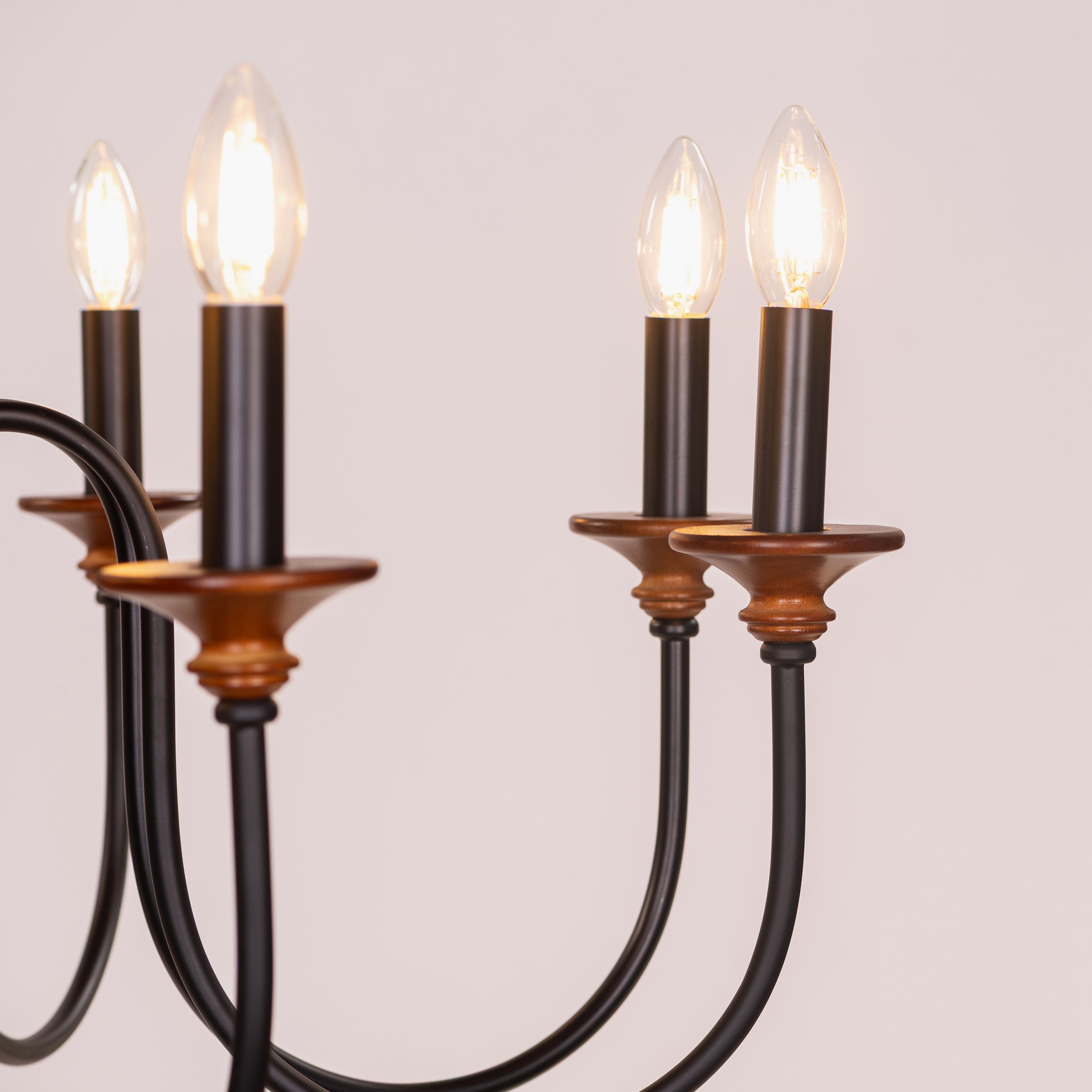 King's Way (Large, Brown) Wooden Chandelier
