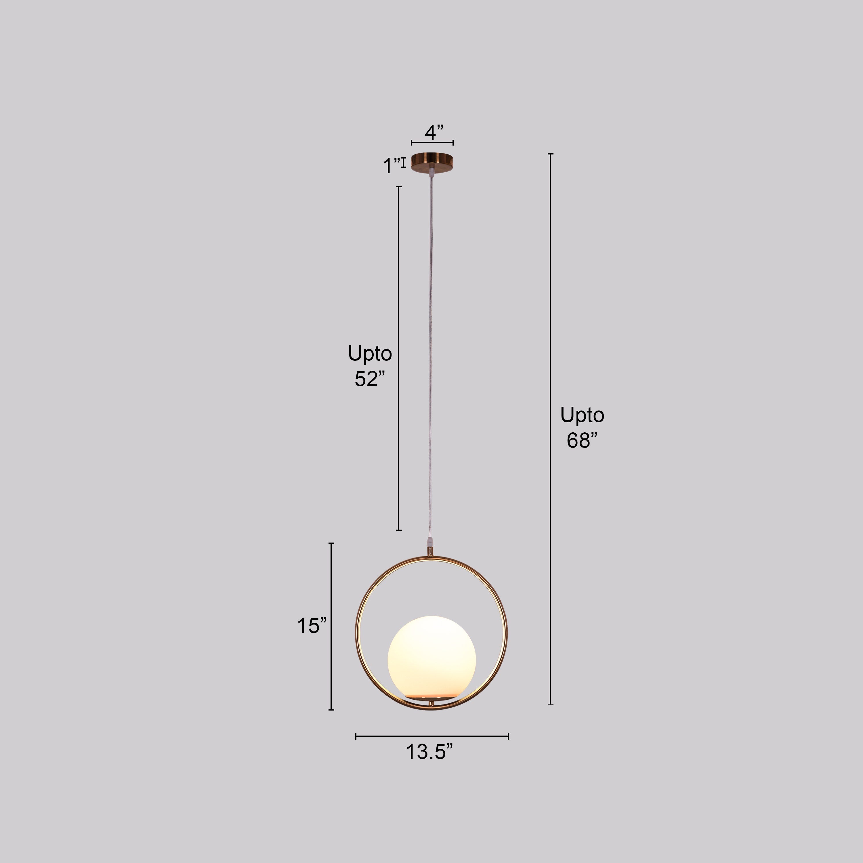 Piece Of Work (Gold) Pendant Light