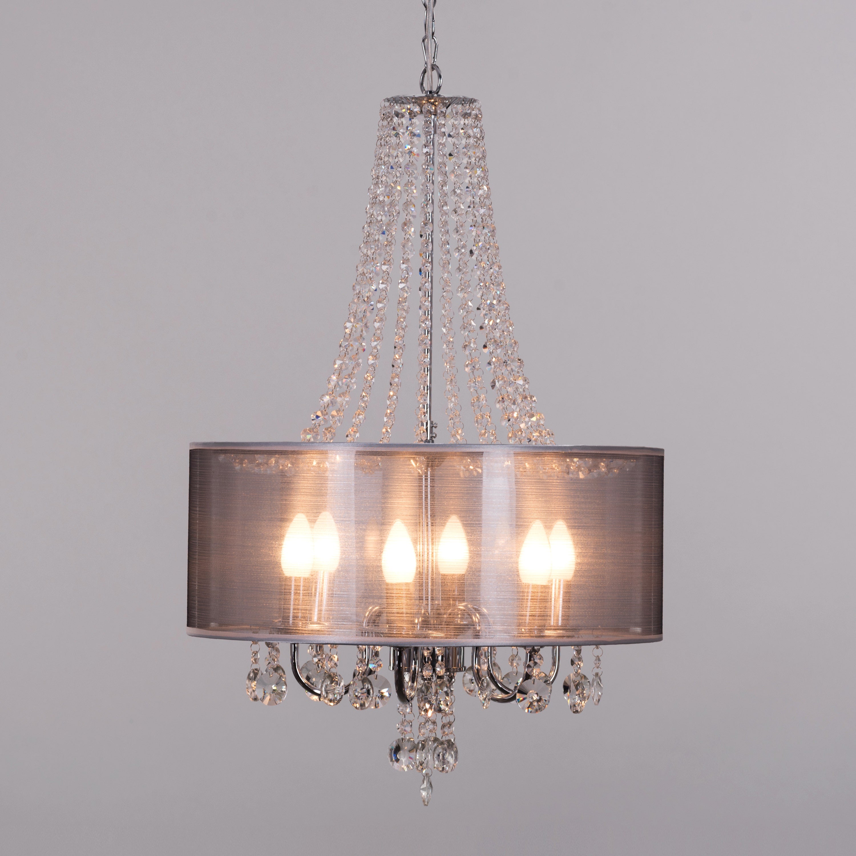 So In Love (Small, Chrome) Crystal Chandelier