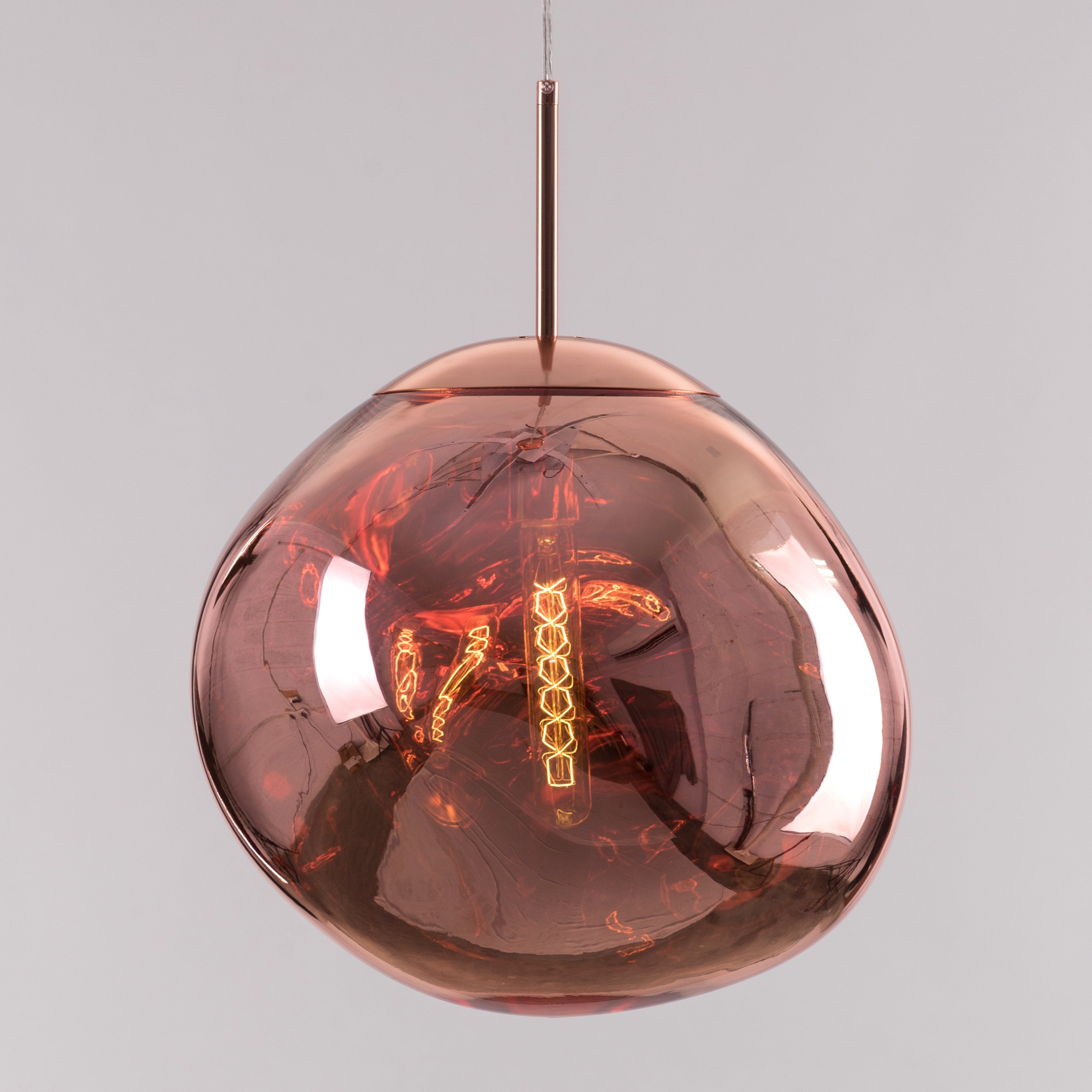 Ongoing Love (Large, Copper) Glass Pendant Light