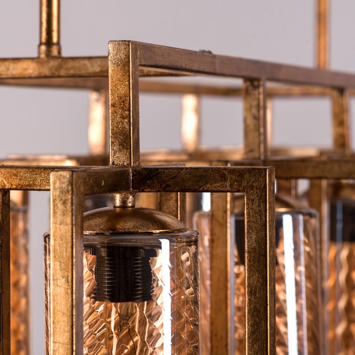 Inseparable Signature (Large, Gold Foil Gilded) Chandelier