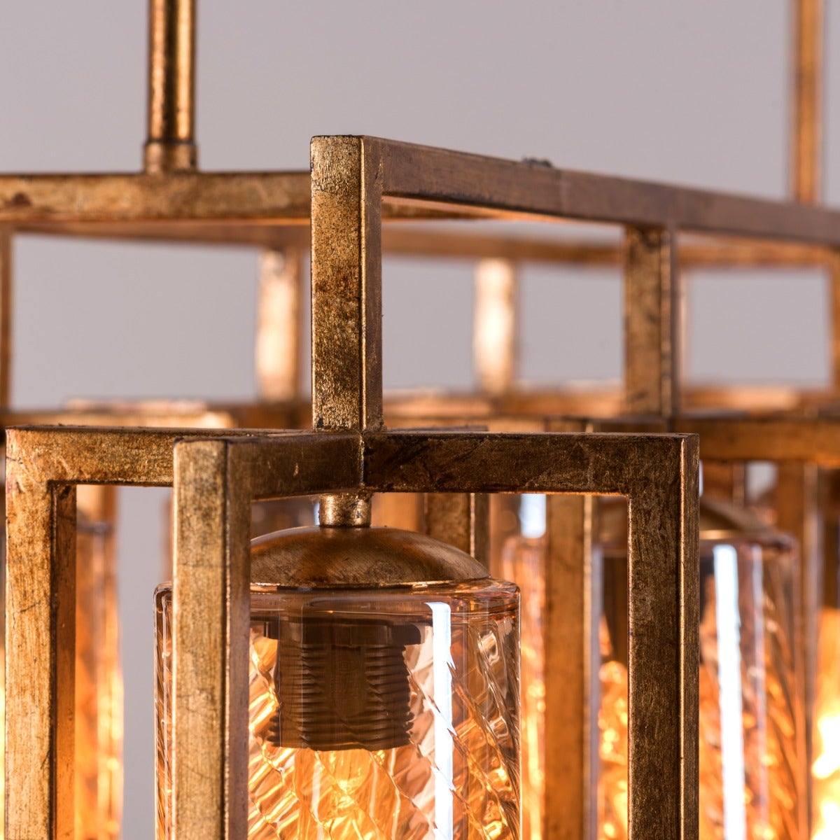 Inseparable Signature (Large, Gold Foil Gilded) Chandelier