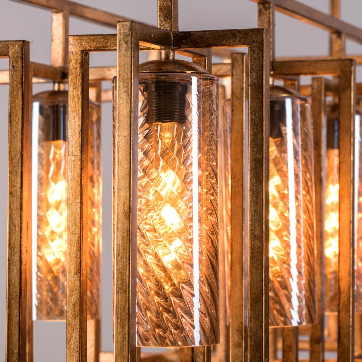 Inseparable Signature (Large, Gold Foil Gilded) Chandelier