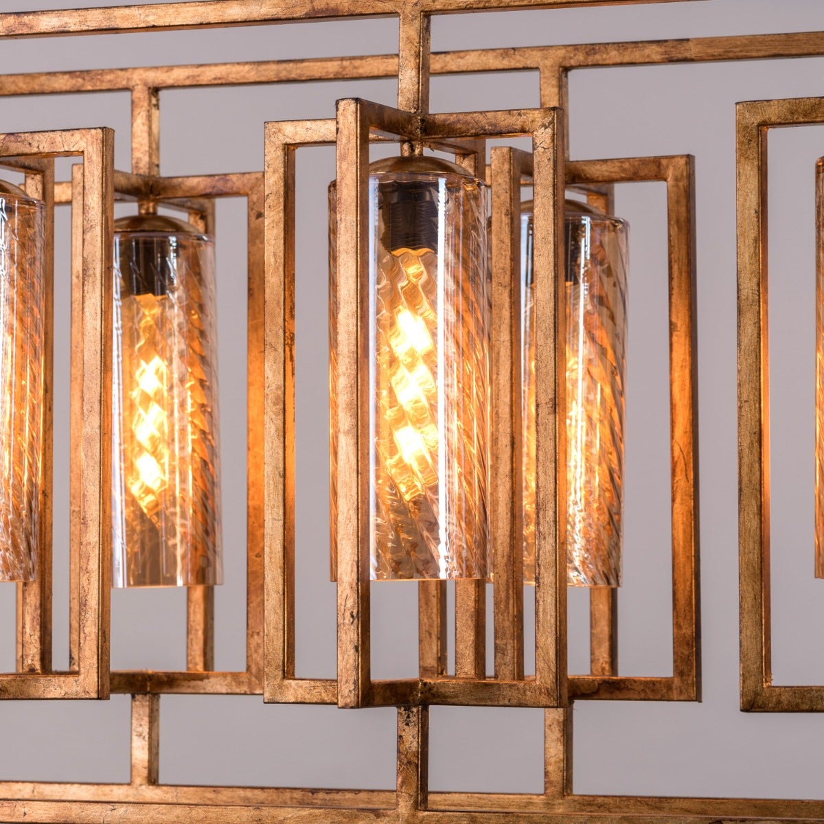 Inseparable Signature (Large, Gold Foil Gilded) Chandelier