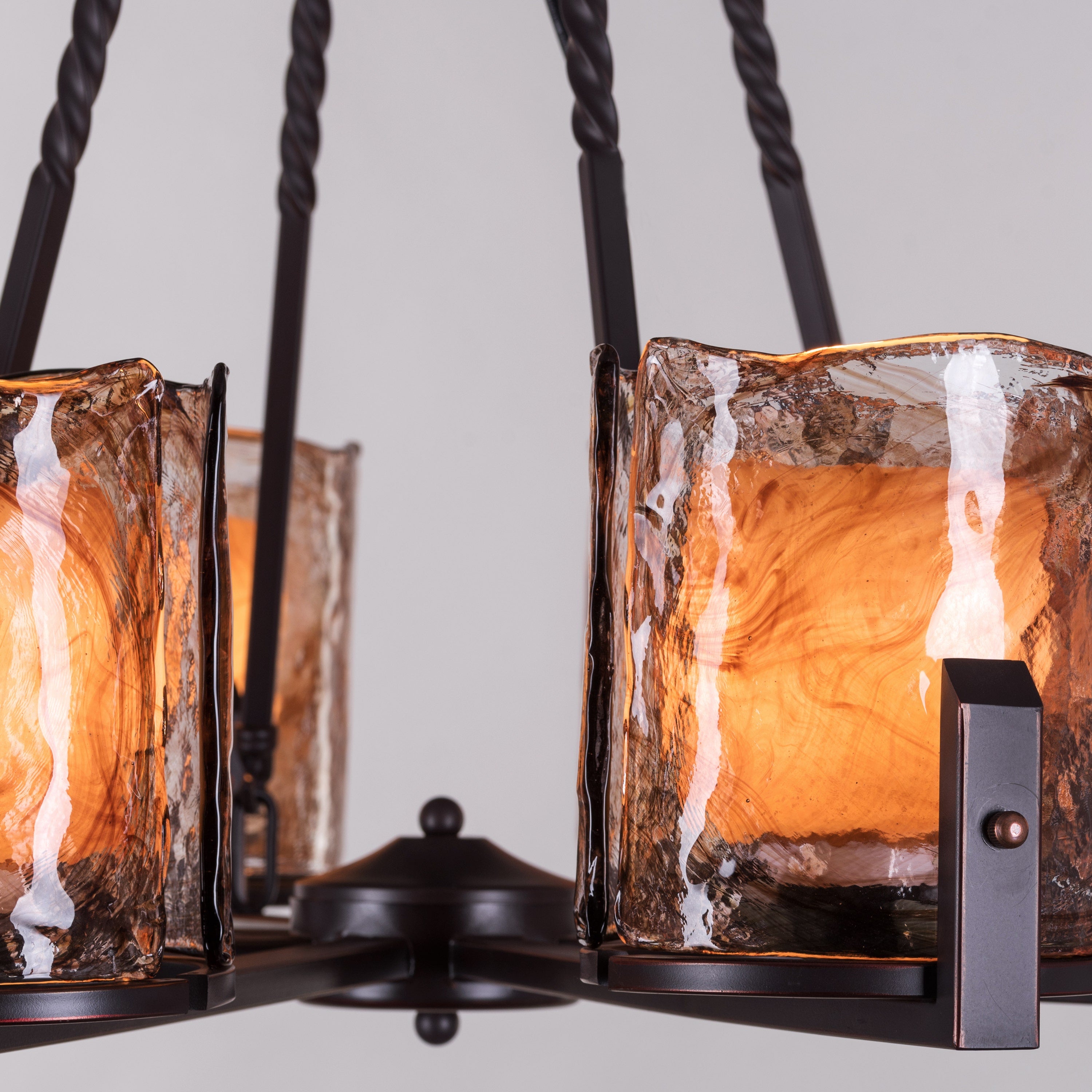 Unrequited Love (Medium, Black, 8 Hurricane) Chandelier