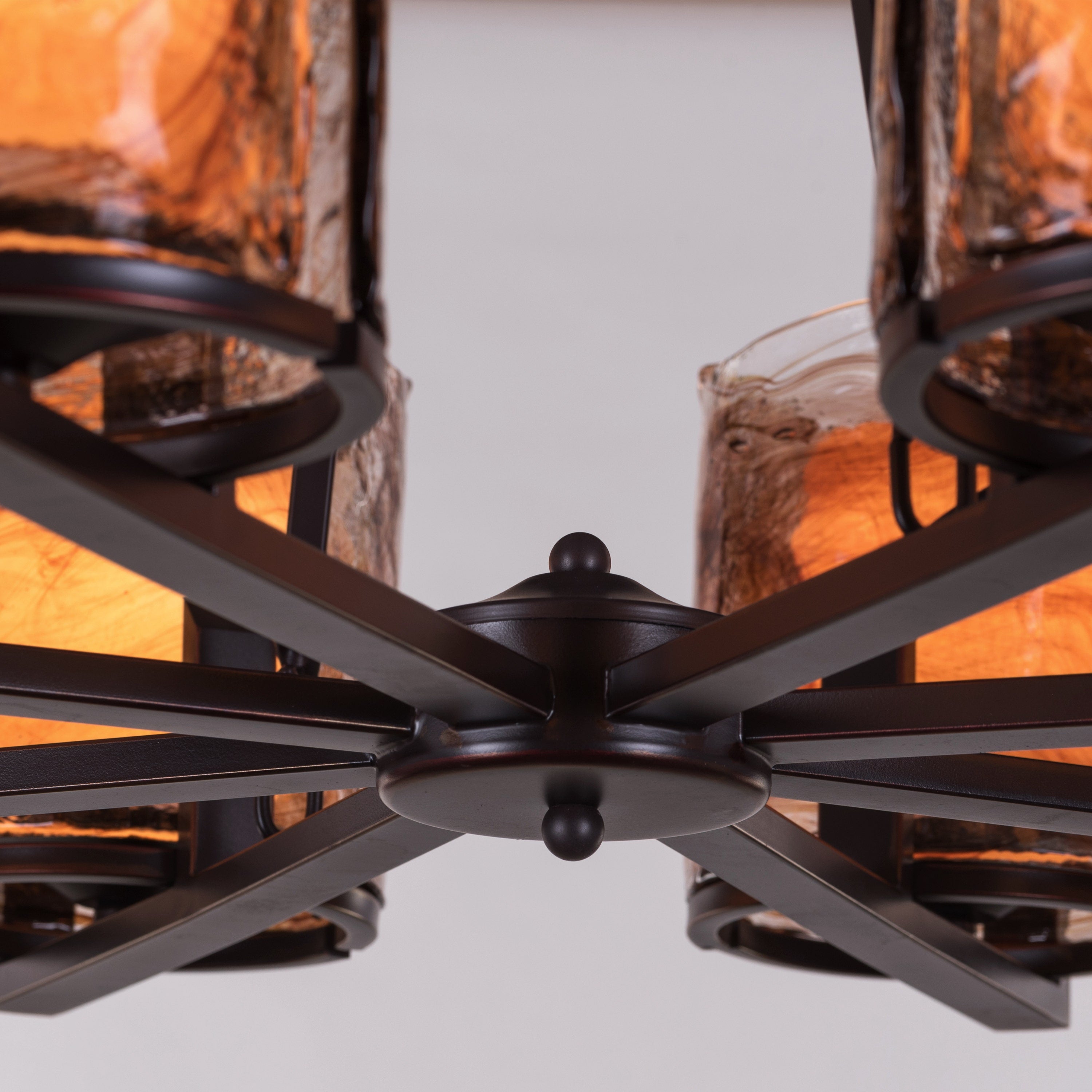 Unrequited Love (Medium, Black, 8 Hurricane) Chandelier