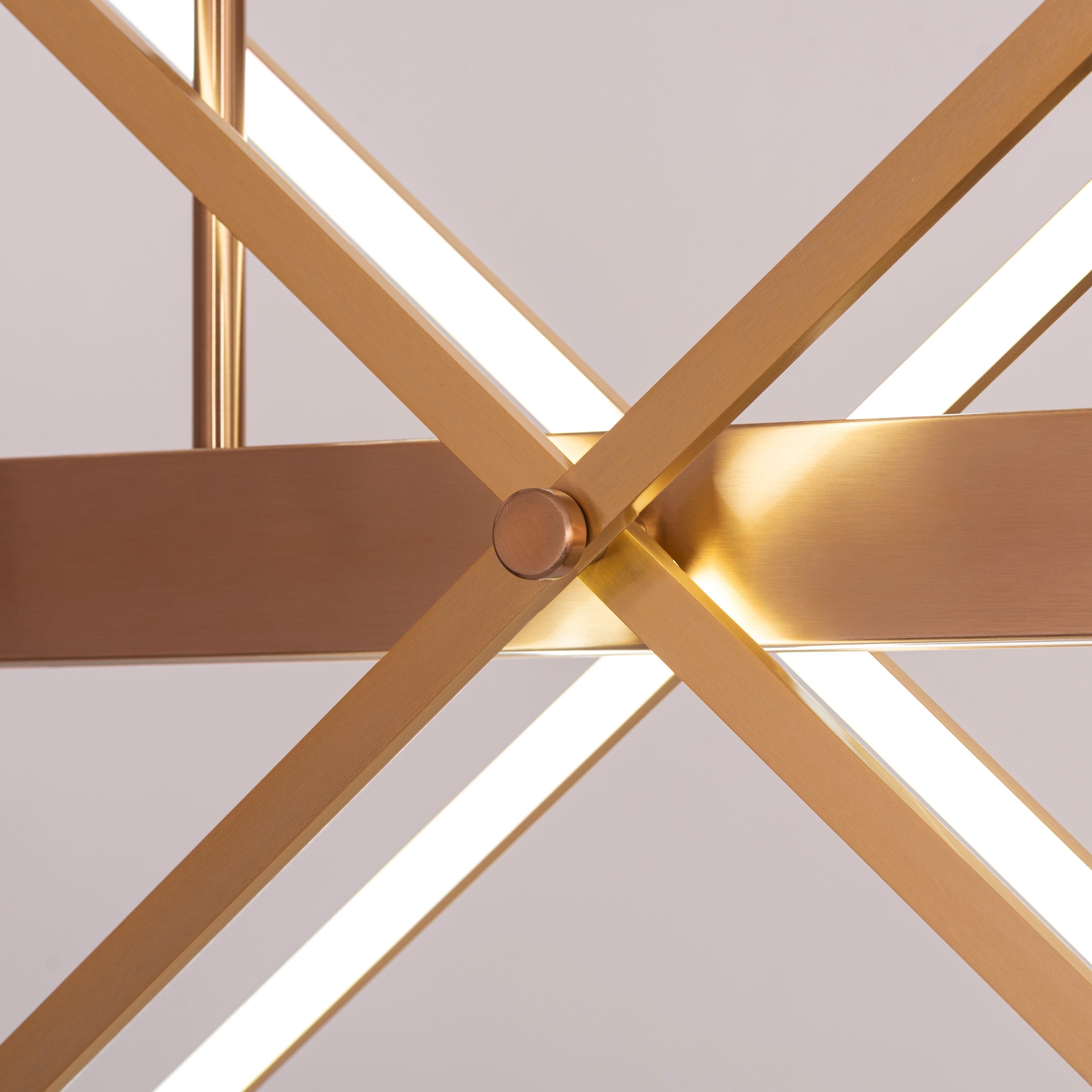 Pack Your Bags (Large, Gold, Dimmable LED With Remote Control) Chandelier