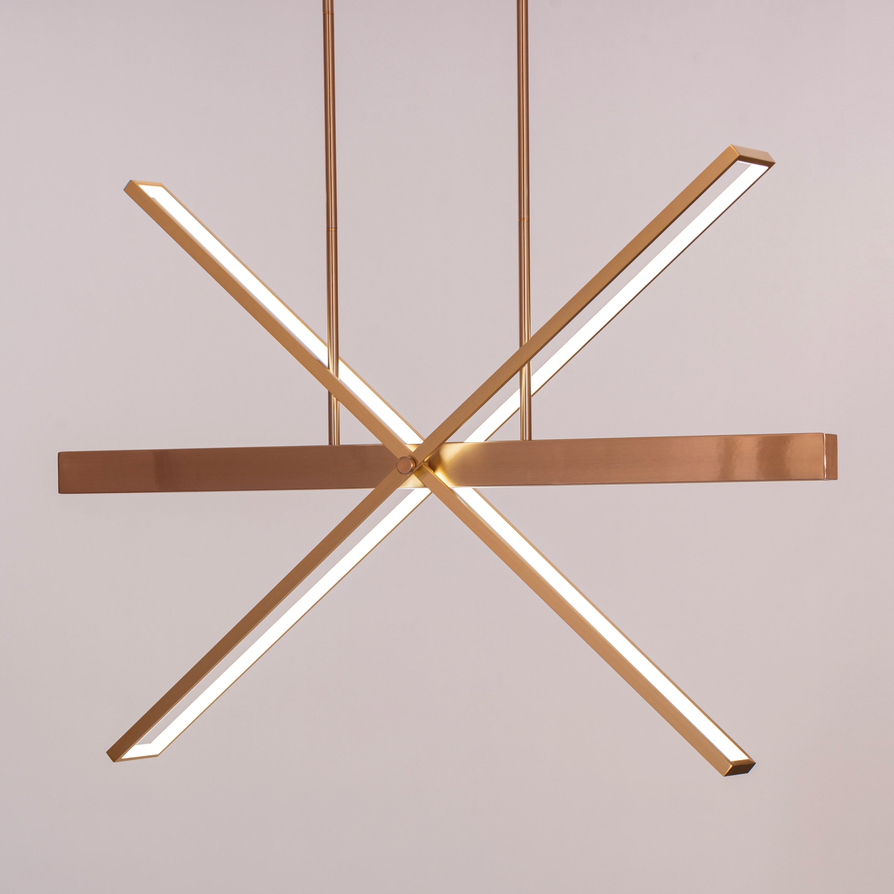 Pack Your Bags (Large, Gold, Dimmable LED With Remote Control) Chandelier