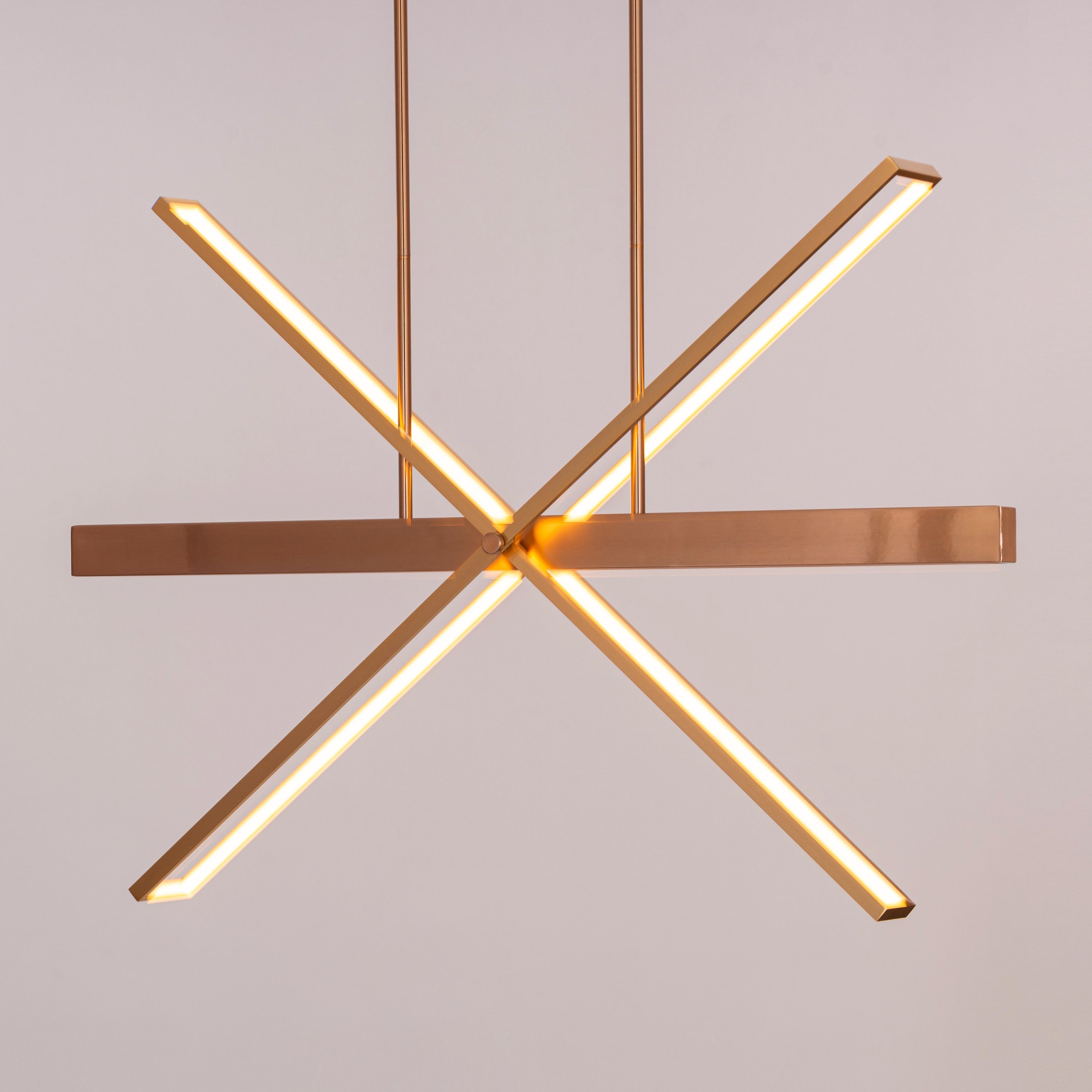 Pack Your Bags (Large, Gold, Dimmable LED With Remote Control) Chandelier