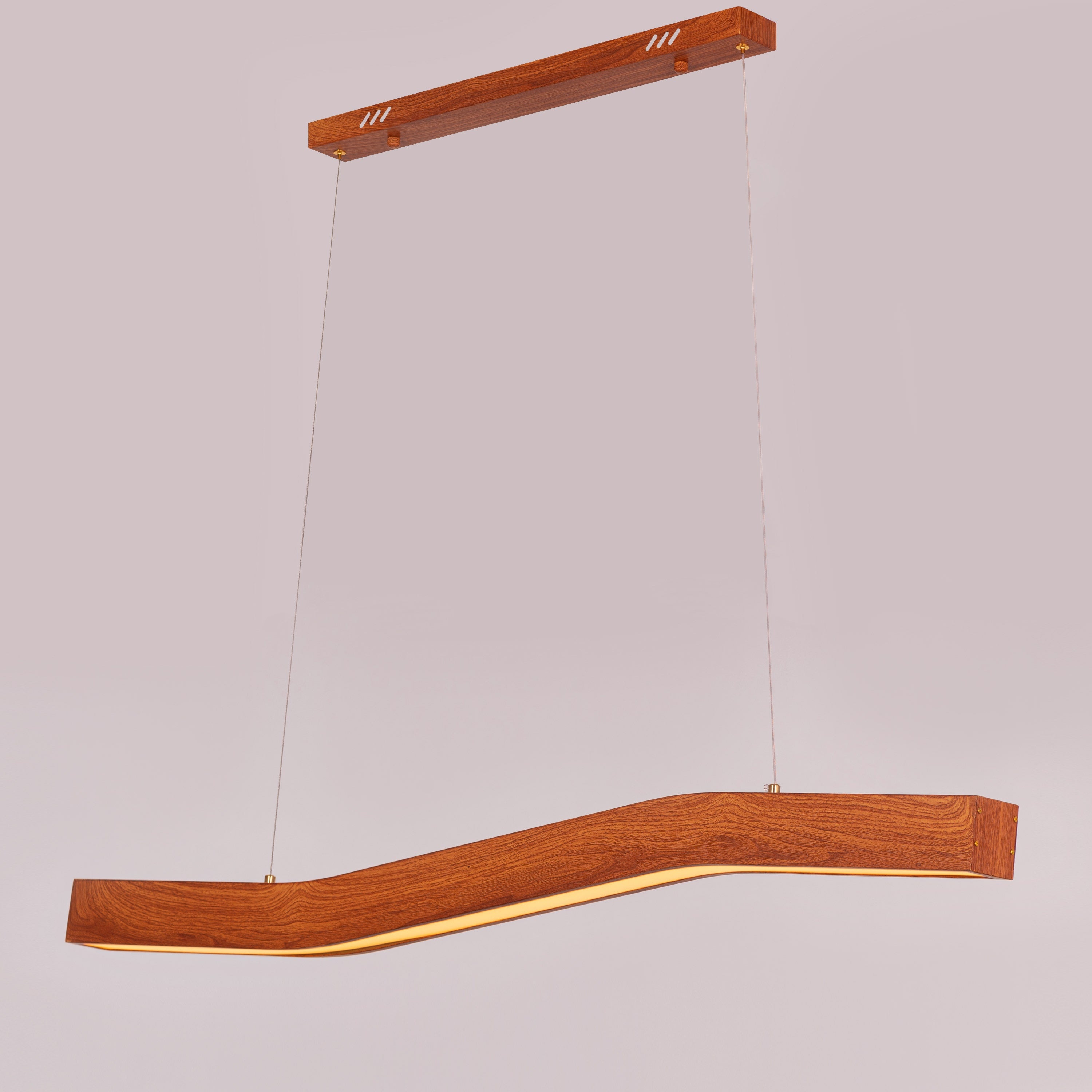 Road To The End (Large, Wooden, 3 Color Dimmable LED With Remote Control) Chandelier