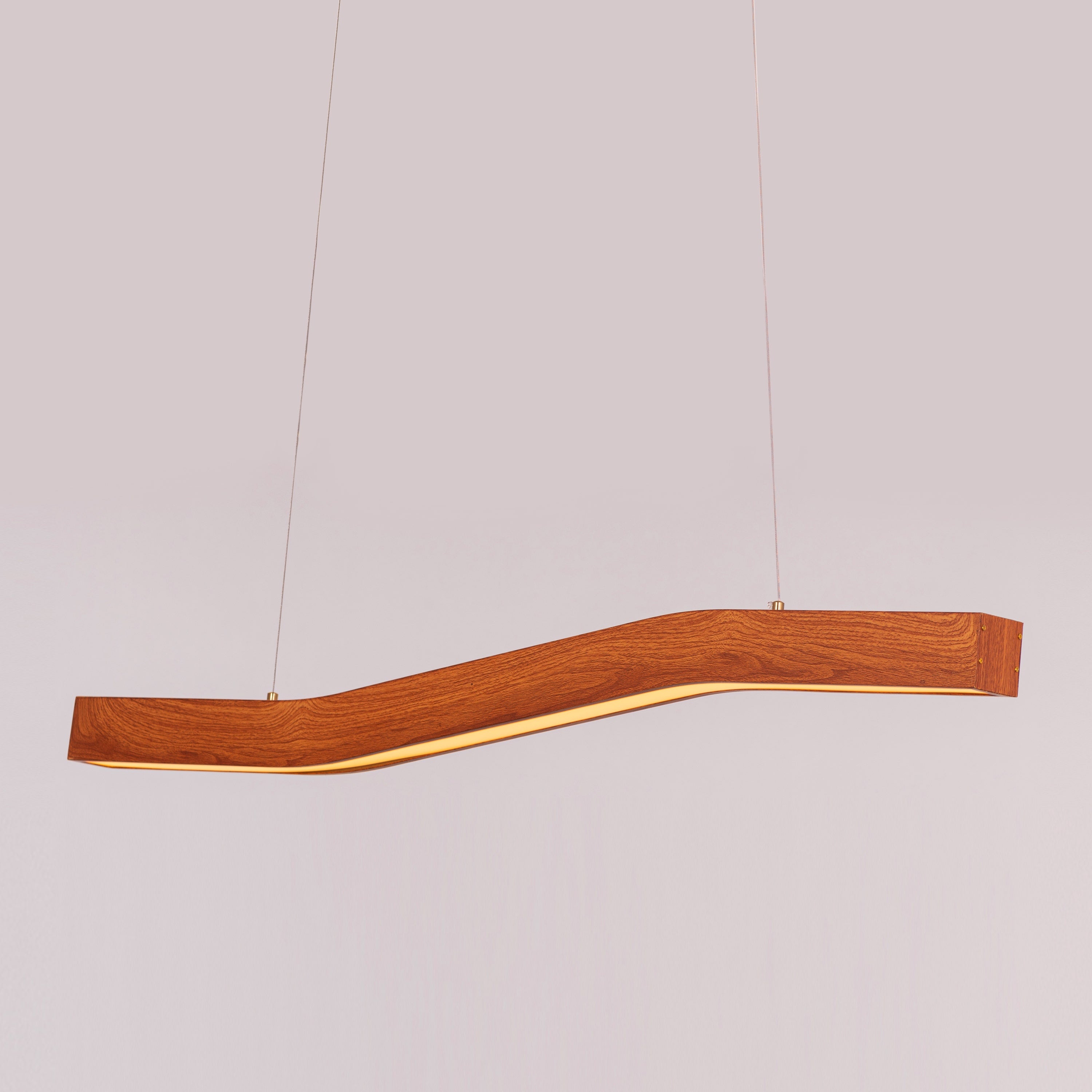 Road To The End (Large, Wooden, 3 Color Dimmable LED With Remote Control) Chandelier