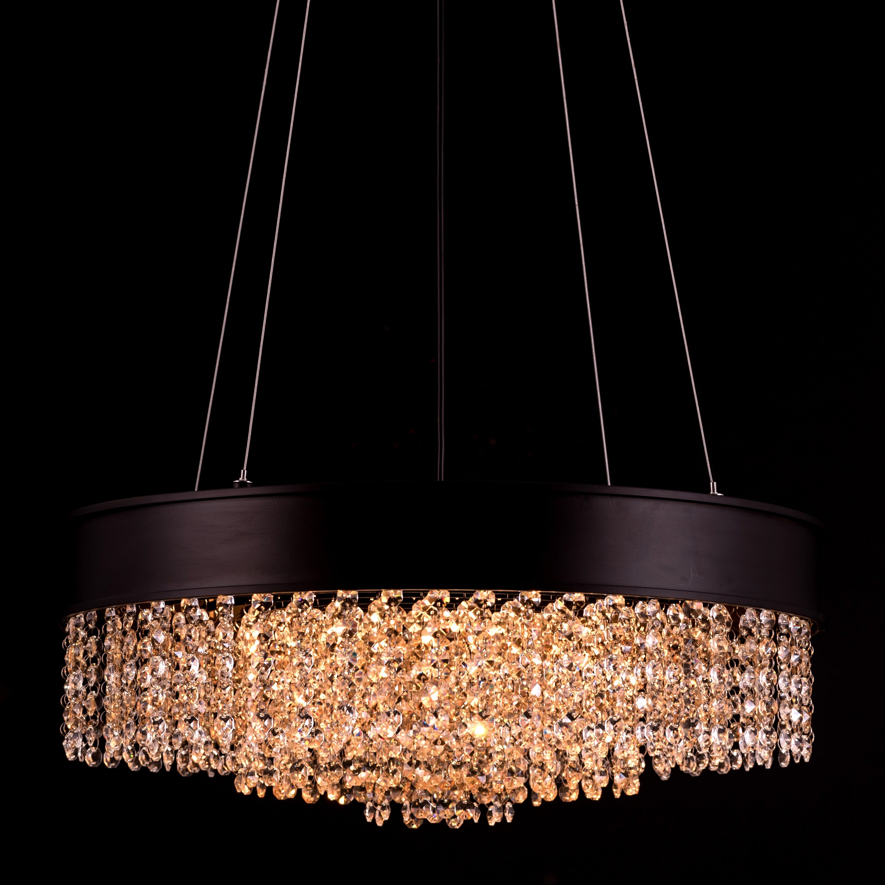 Black Tie (Large) Crystal Chandelier