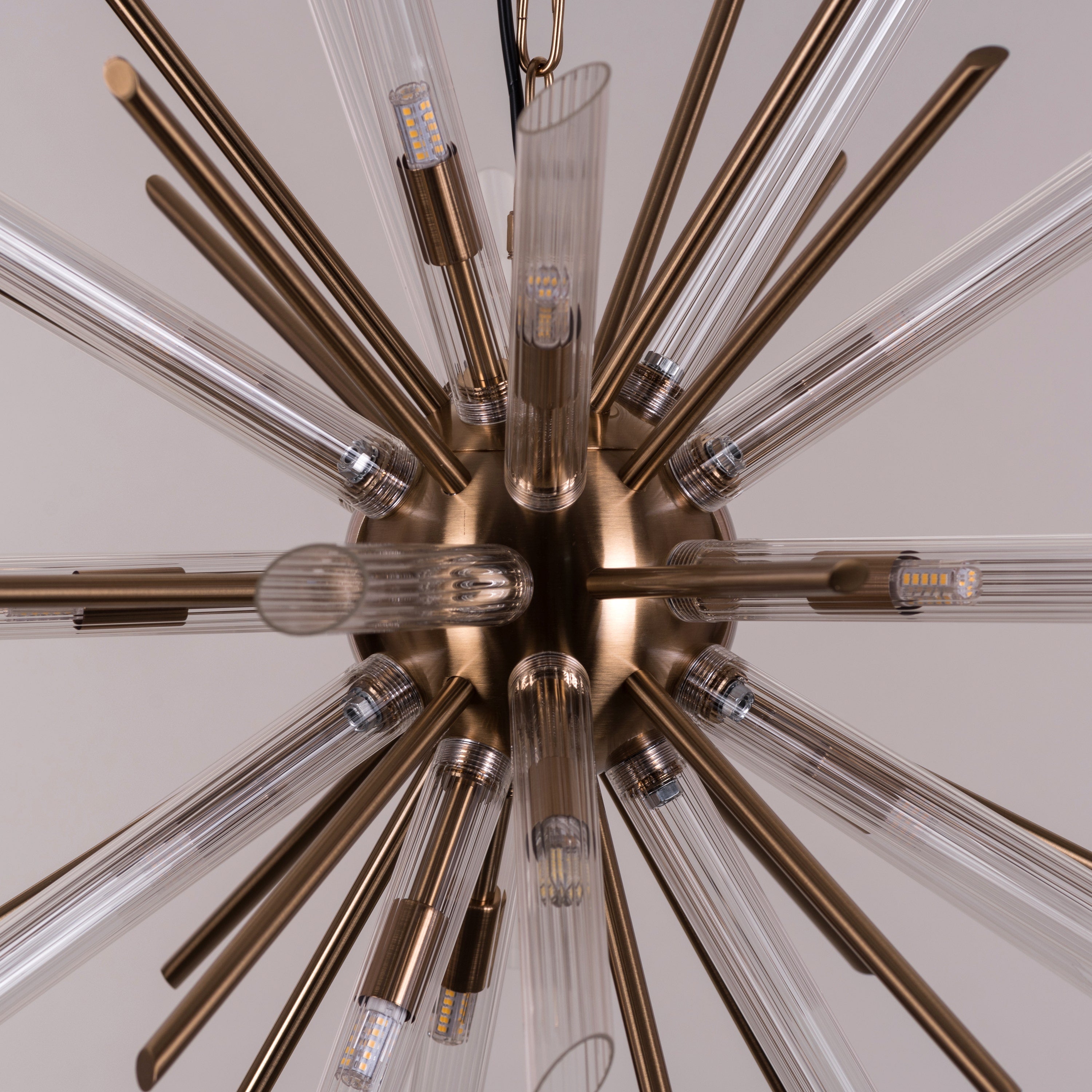 Dance Off Grand (Medium, Gold) Glass Tube Chandelier