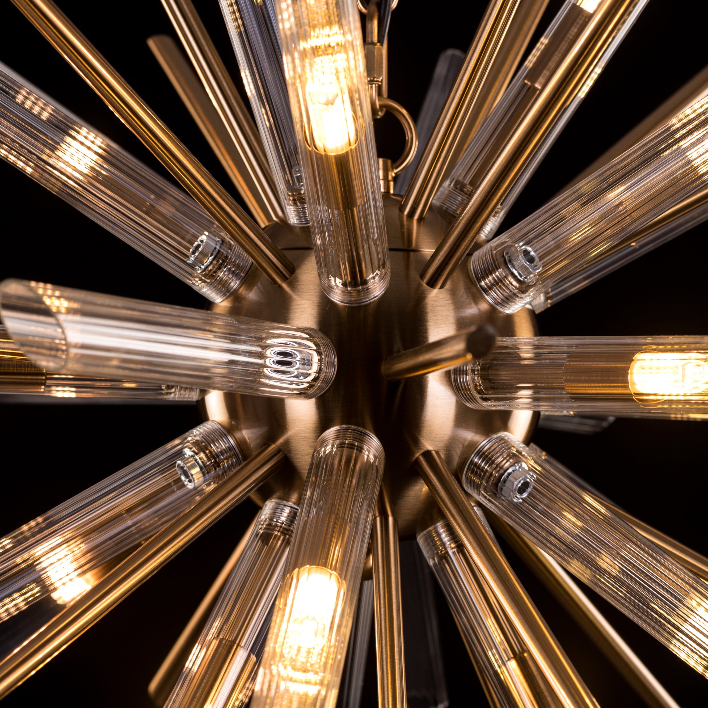 Dance Off Grand (Medium, Gold) Glass Tube Chandelier