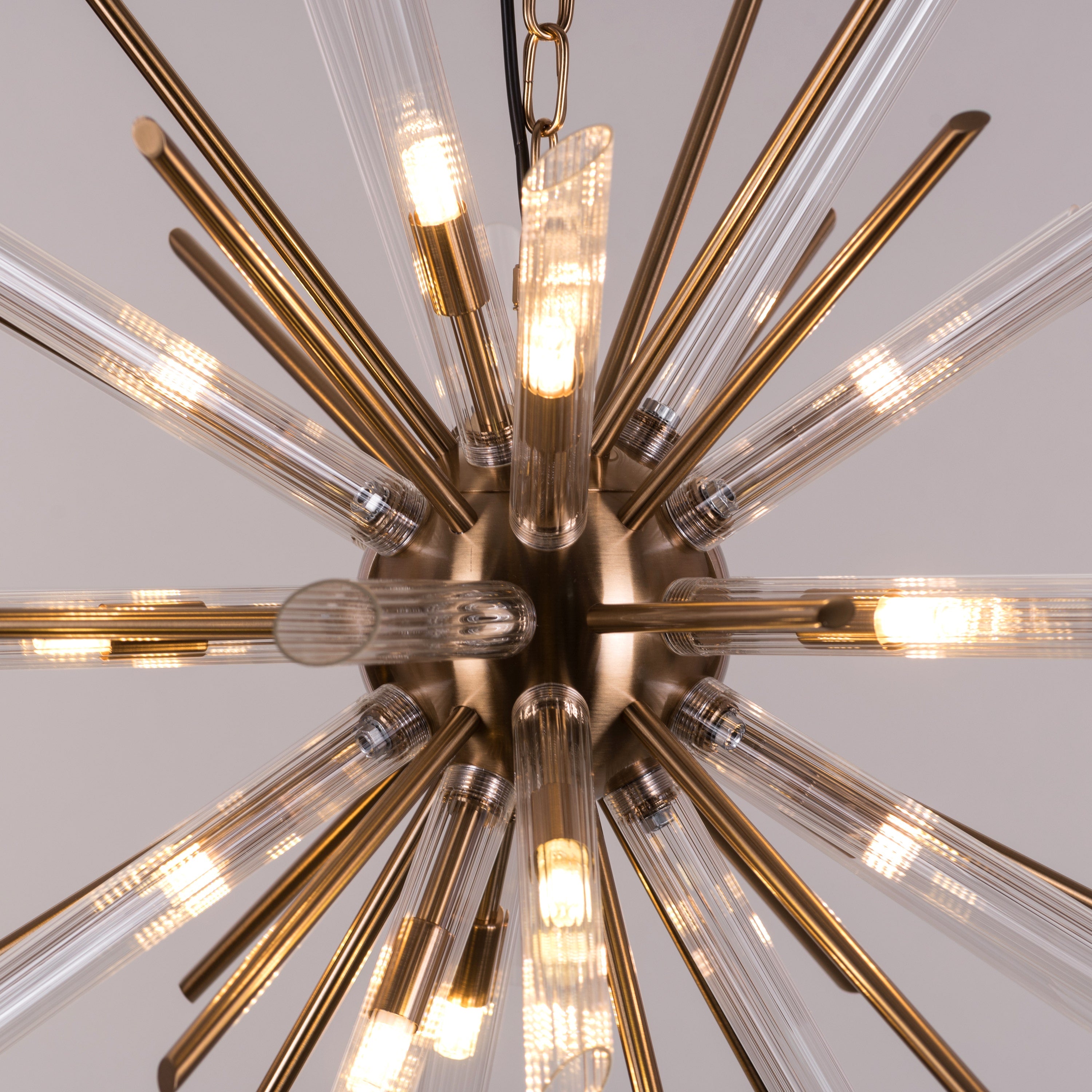 Dance Off Grand (Medium, Gold) Glass Tube Chandelier