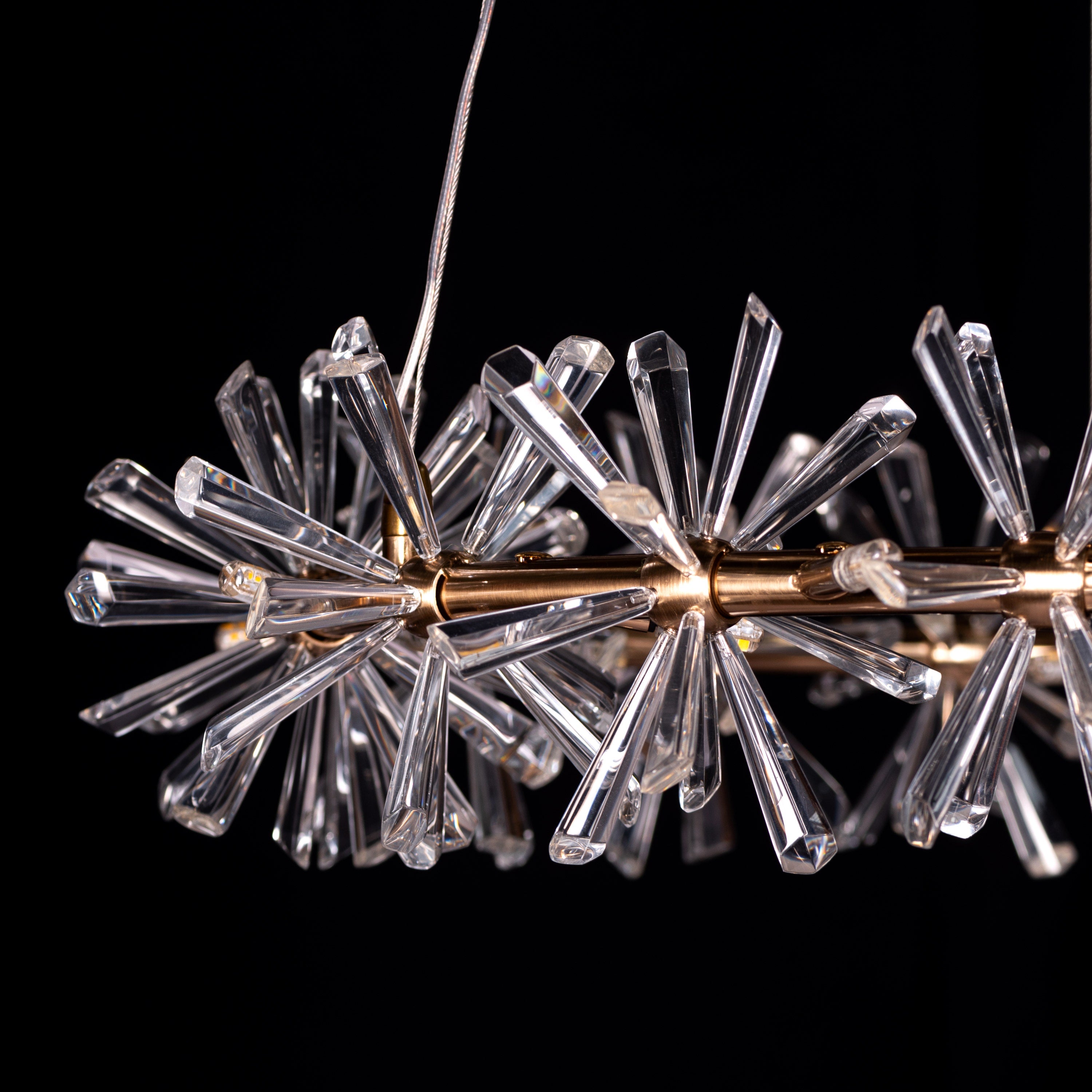 See Me In A Crown (Small, Gold) Crystal Chandelier